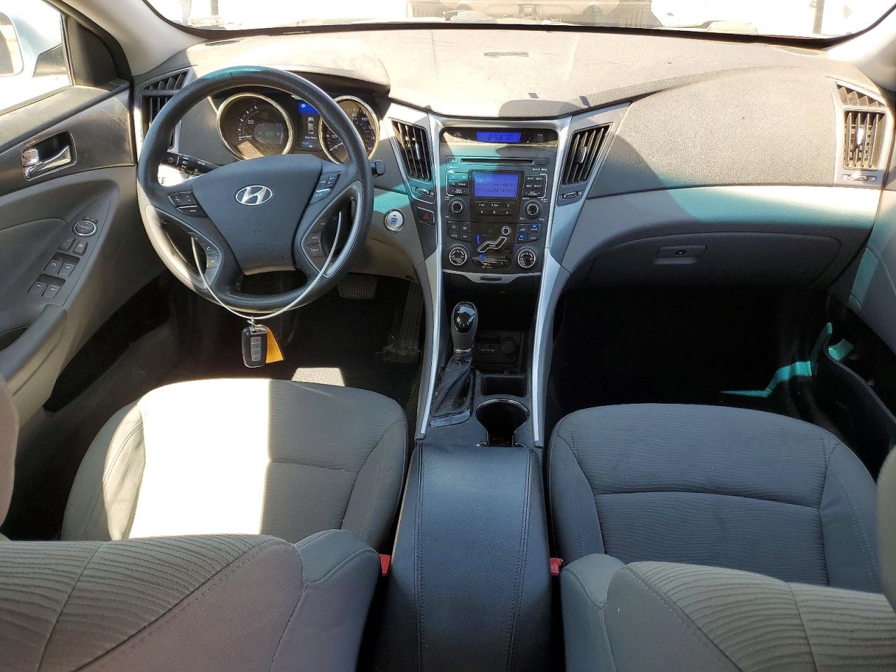 2011 Hyundai Sonata Hybrid Blue vin: KMHEC4A45BA006293