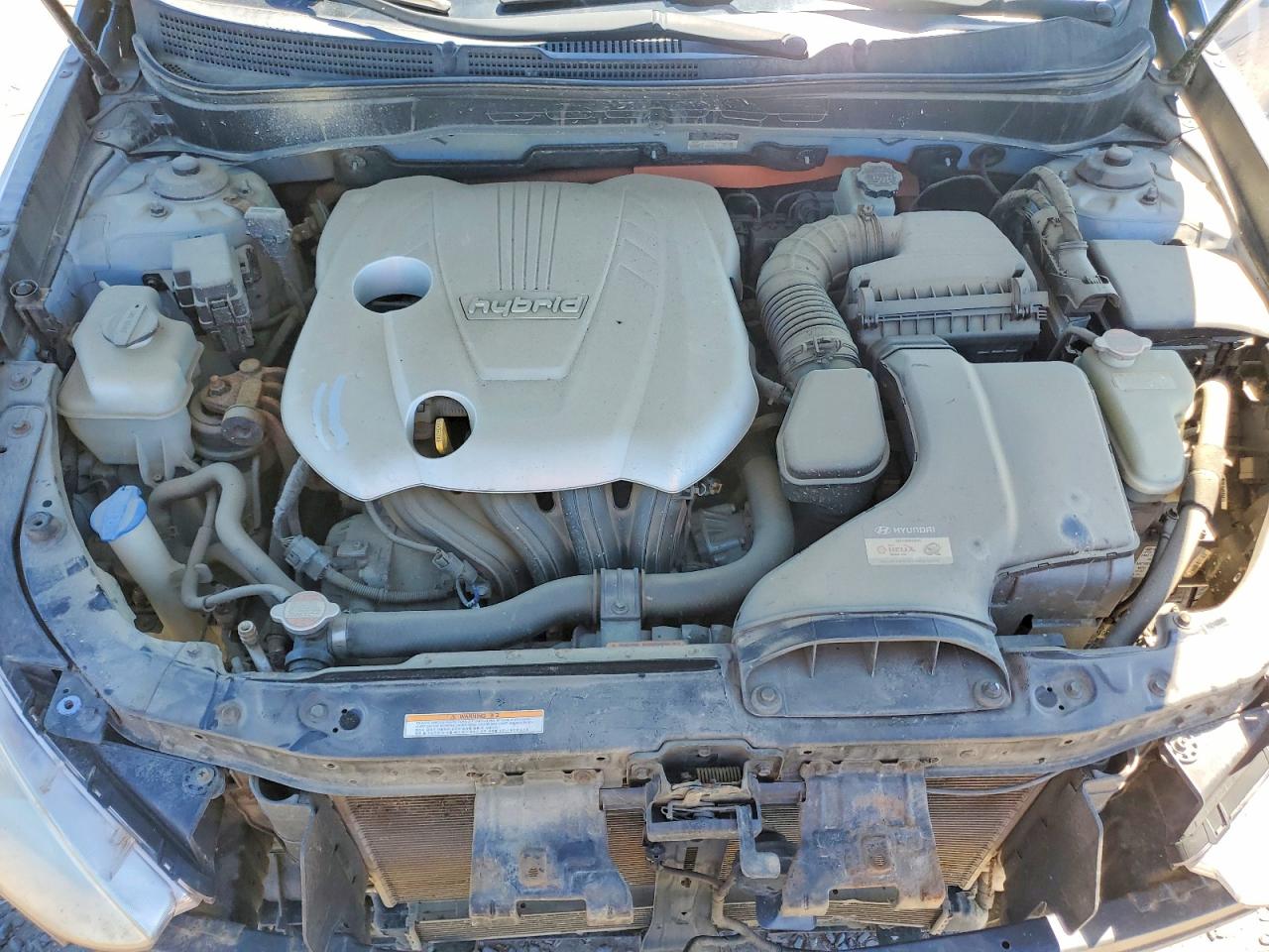 2011 Hyundai Sonata Hybrid Blue vin: KMHEC4A45BA006293