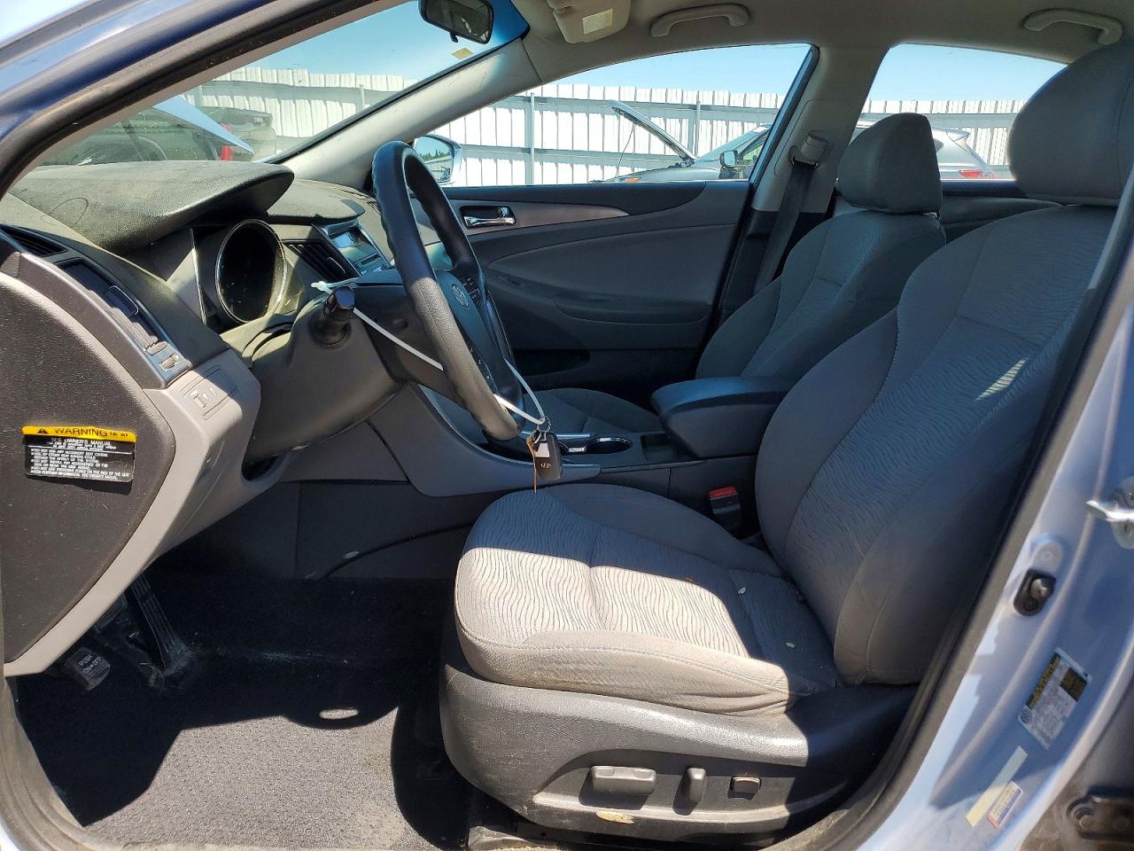 2011 Hyundai Sonata Hybrid Blue vin: KMHEC4A45BA006293