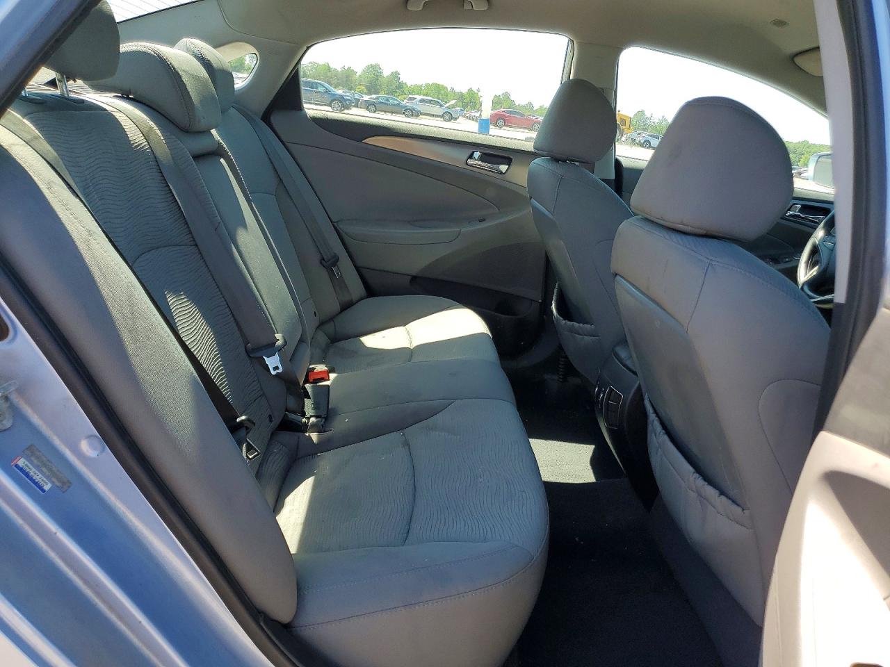 2011 Hyundai Sonata Hybrid Blue vin: KMHEC4A45BA006293