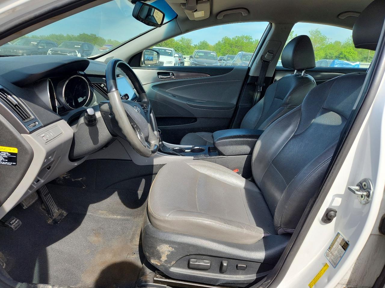 2012 Hyundai Sonata Hybrid White vin: KMHEC4A45CA022687