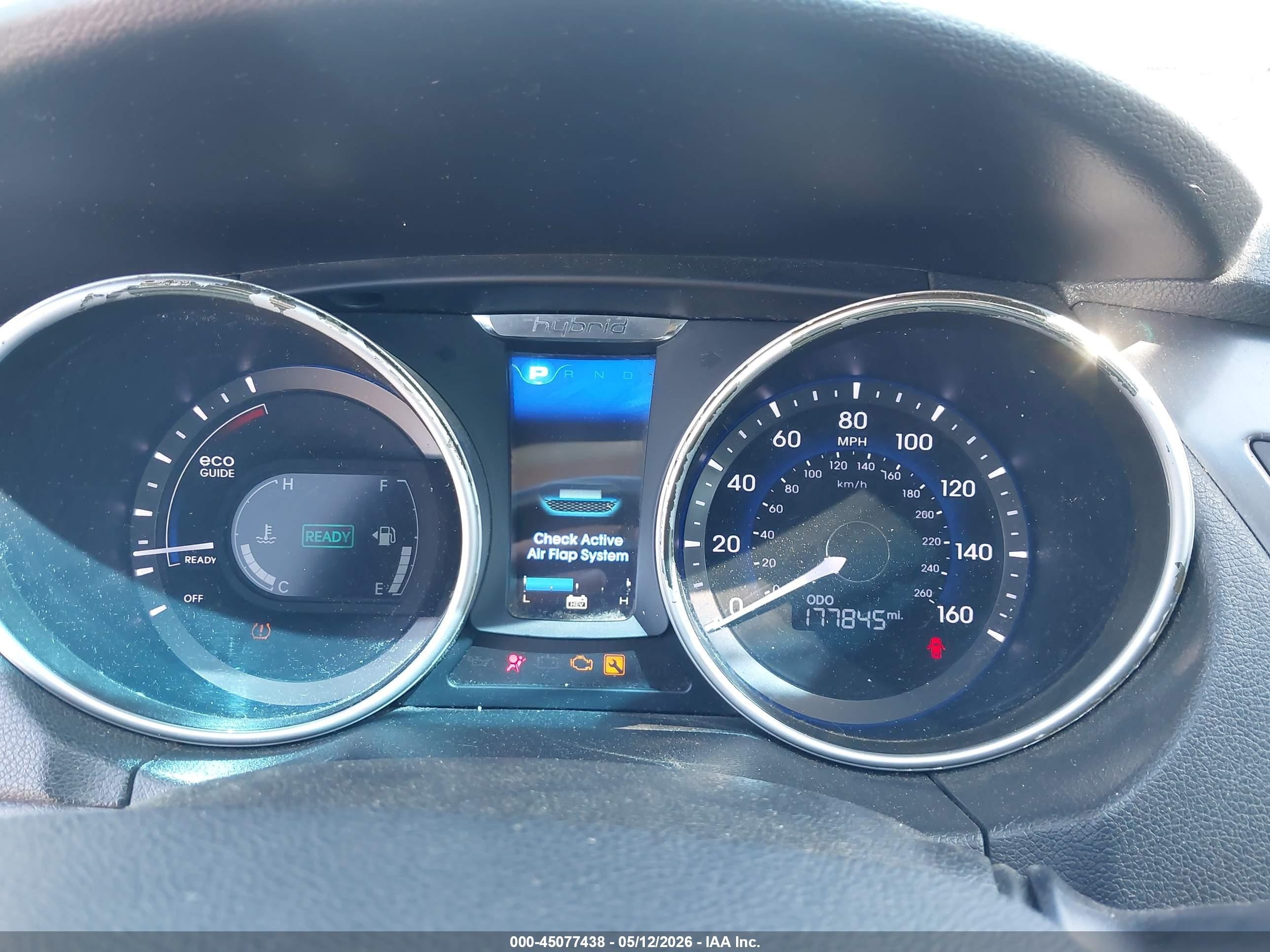 2012 Hyundai Sonata Hybrid   Black vin: KMHEC4A45CA028859