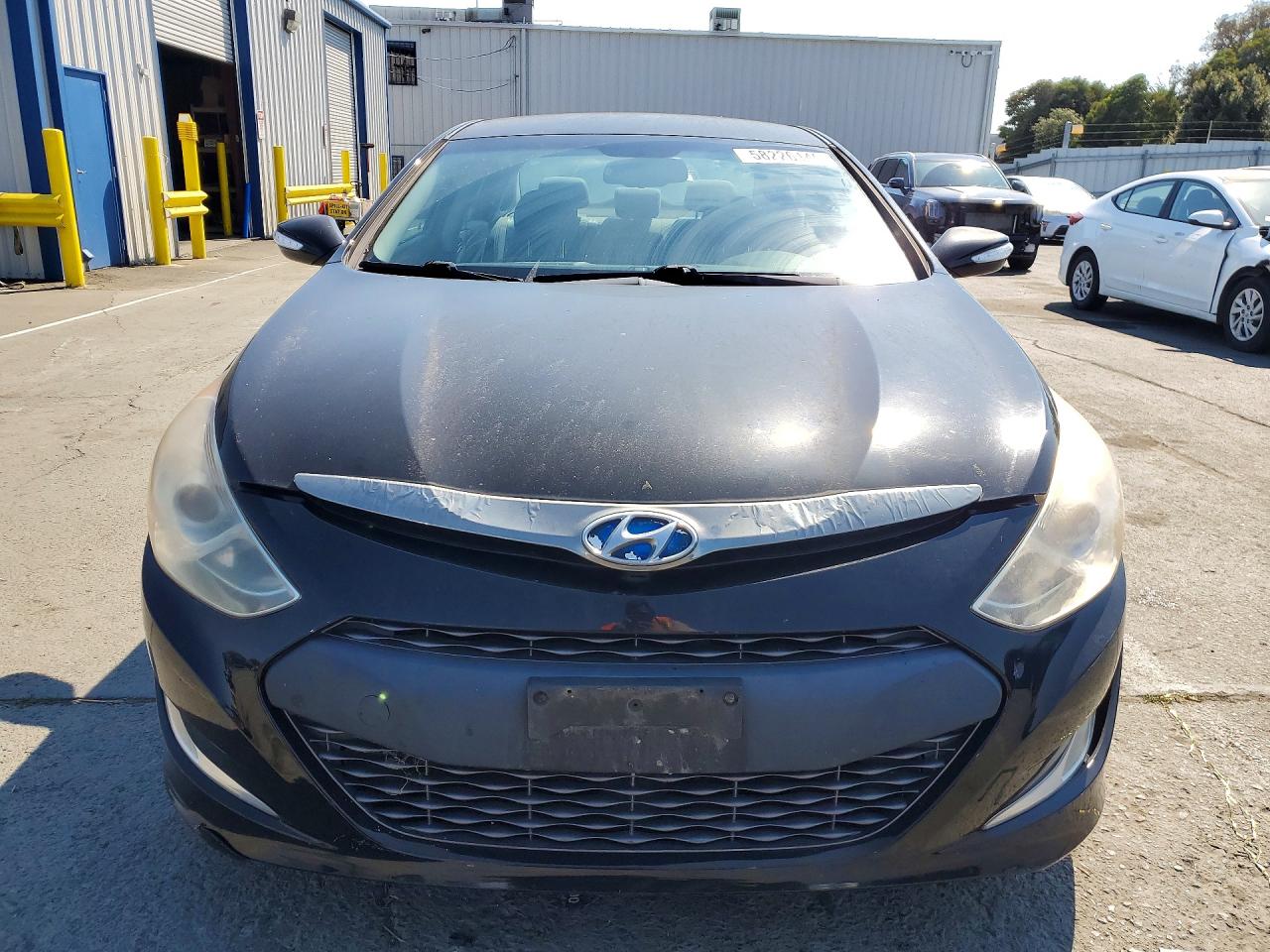2013 Hyundai Sonata Hybrid Black vin: KMHEC4A45DA051298