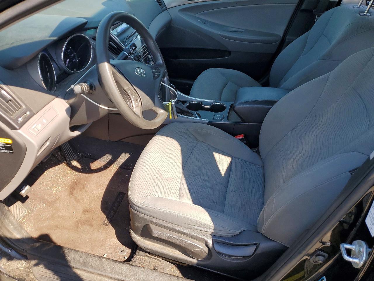 2013 Hyundai Sonata Hybrid Black vin: KMHEC4A45DA051298