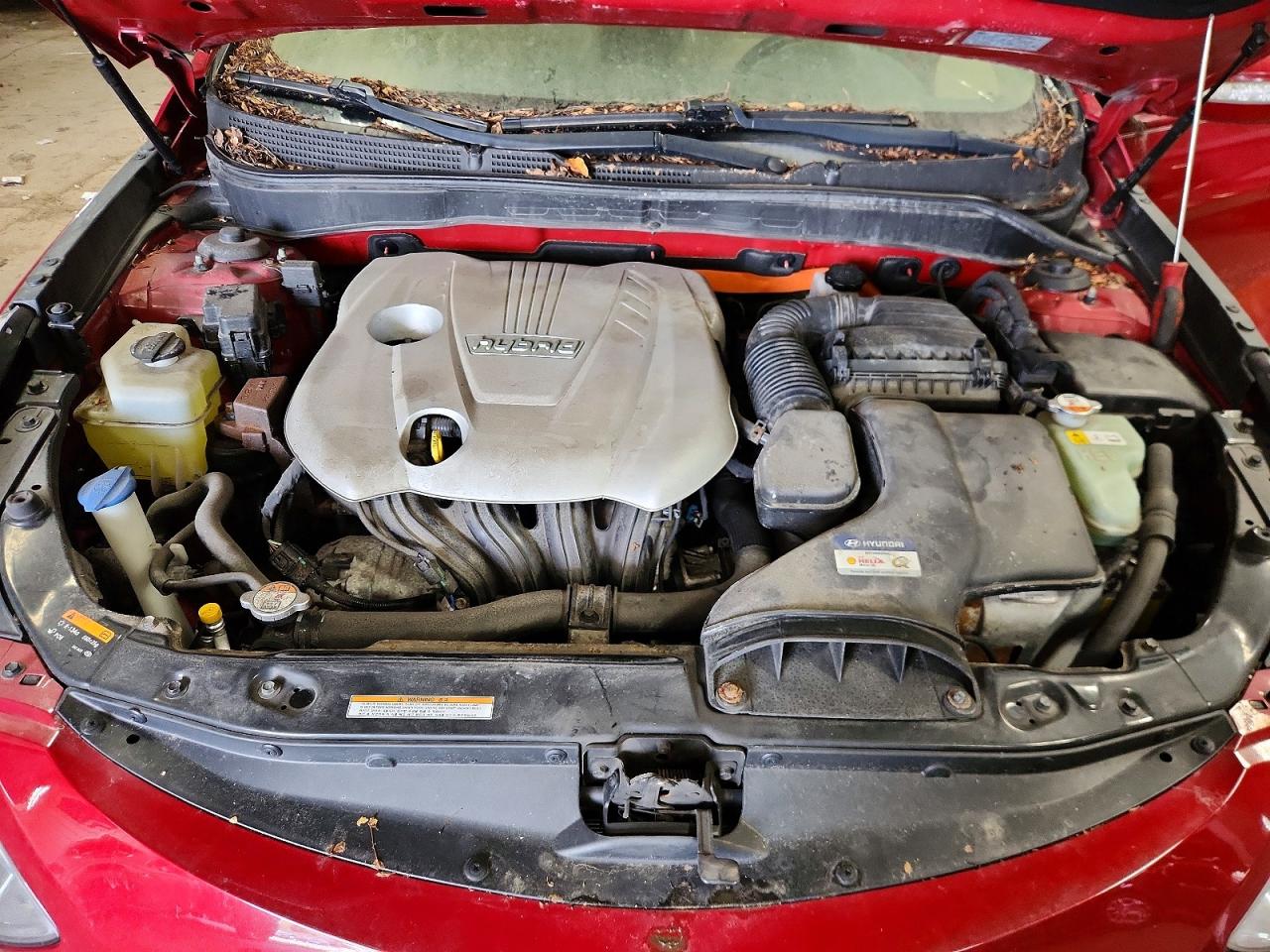 2013 Hyundai Sonata Hybrid Красный vin: KMHEC4A45DA066769