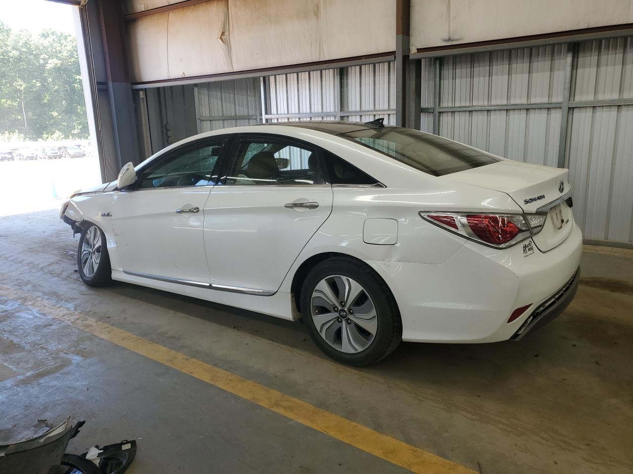 2013 Hyundai Sonata Hybrid White vin: KMHEC4A45DA068764