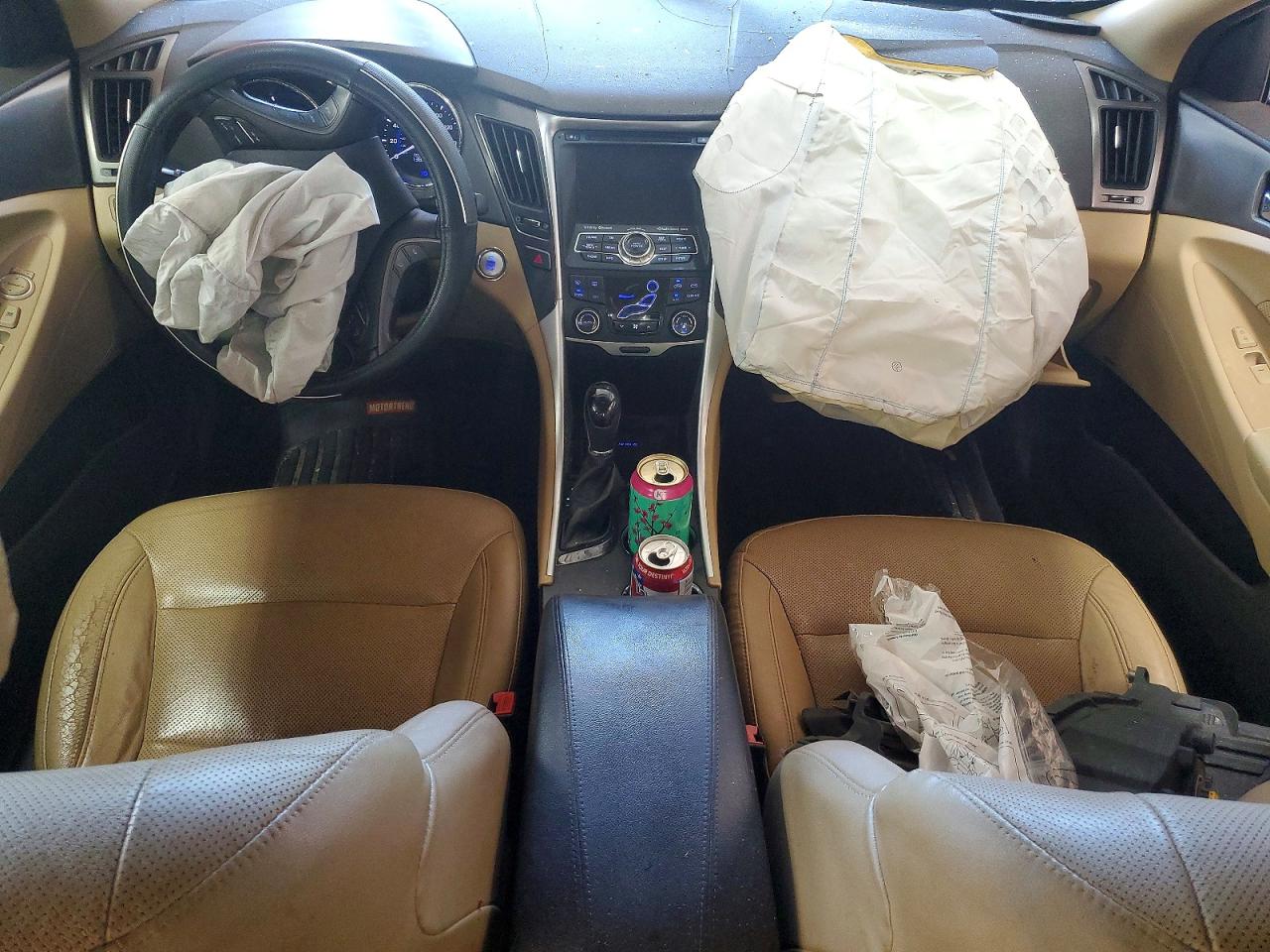 2013 Hyundai Sonata Hybrid White vin: KMHEC4A45DA068764
