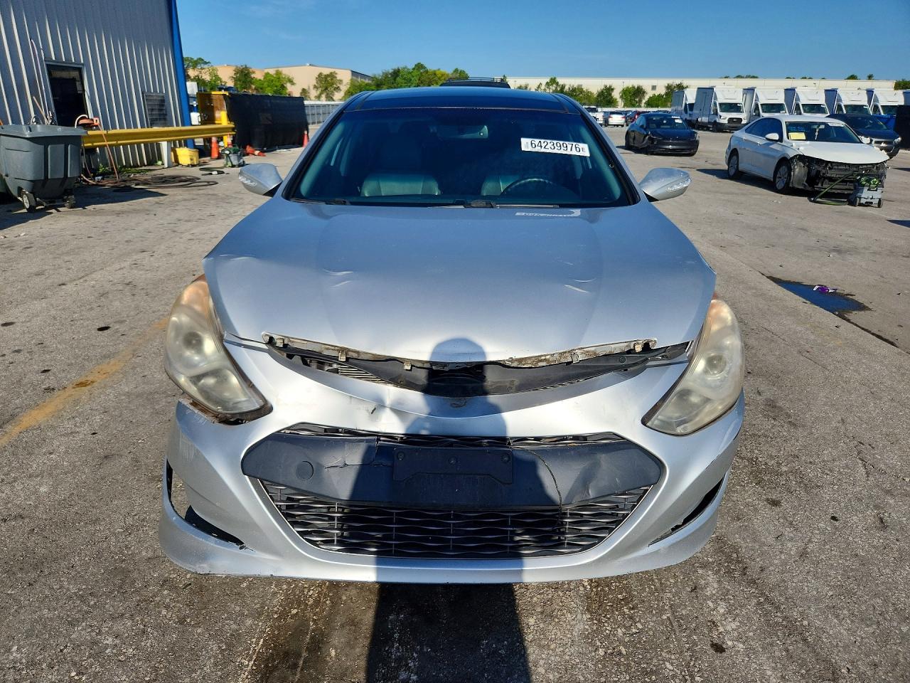 2013 Hyundai Sonata Hybrid Silver vin: KMHEC4A45DA071566