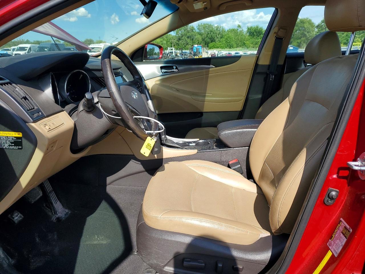 2013 Hyundai Sonata Hybrid Красный vin: KMHEC4A45DA084348
