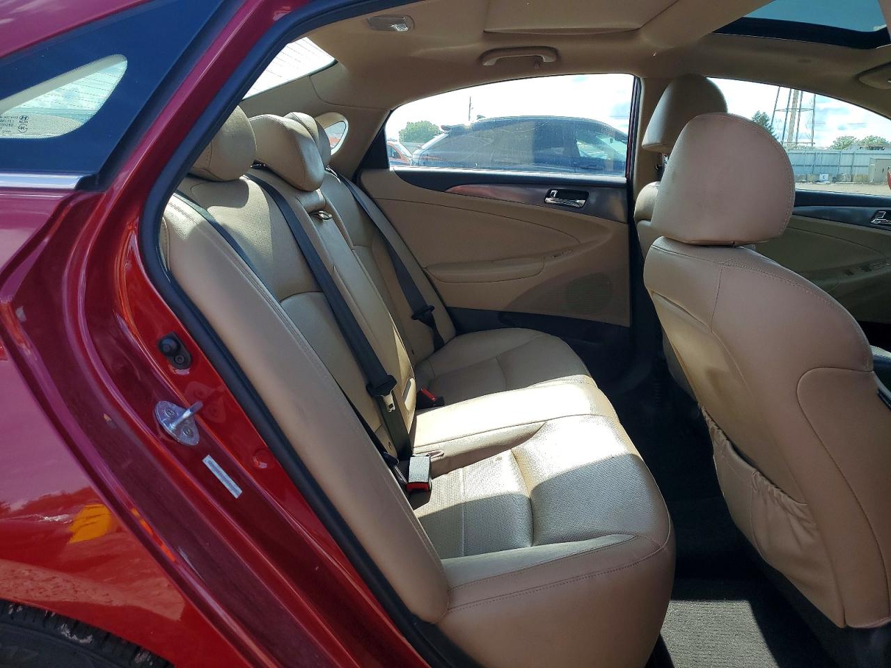 2013 Hyundai Sonata Hybrid Красный vin: KMHEC4A45DA084348