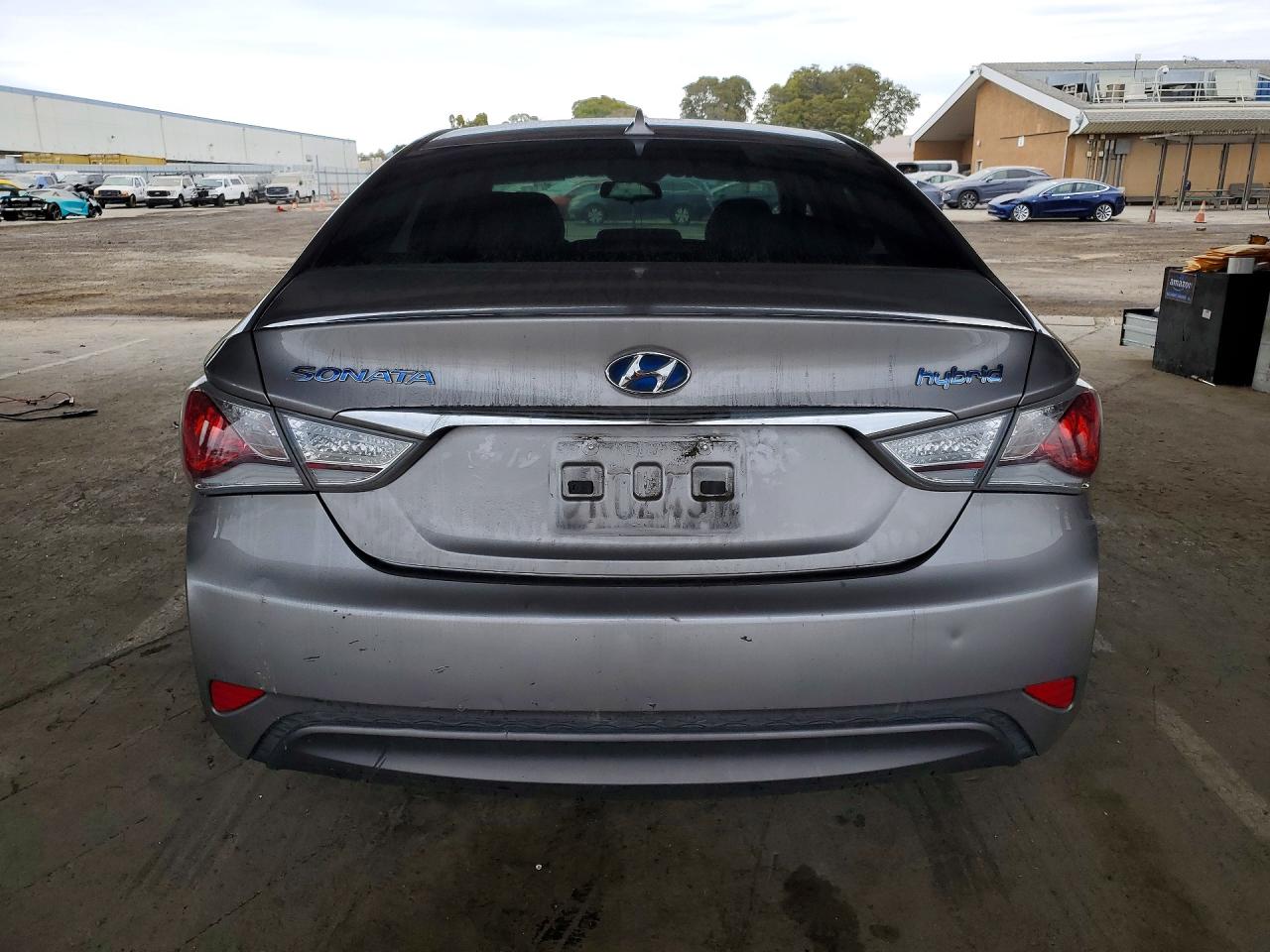 2013 Hyundai Sonata Hybrid Silver vin: KMHEC4A45DA088318