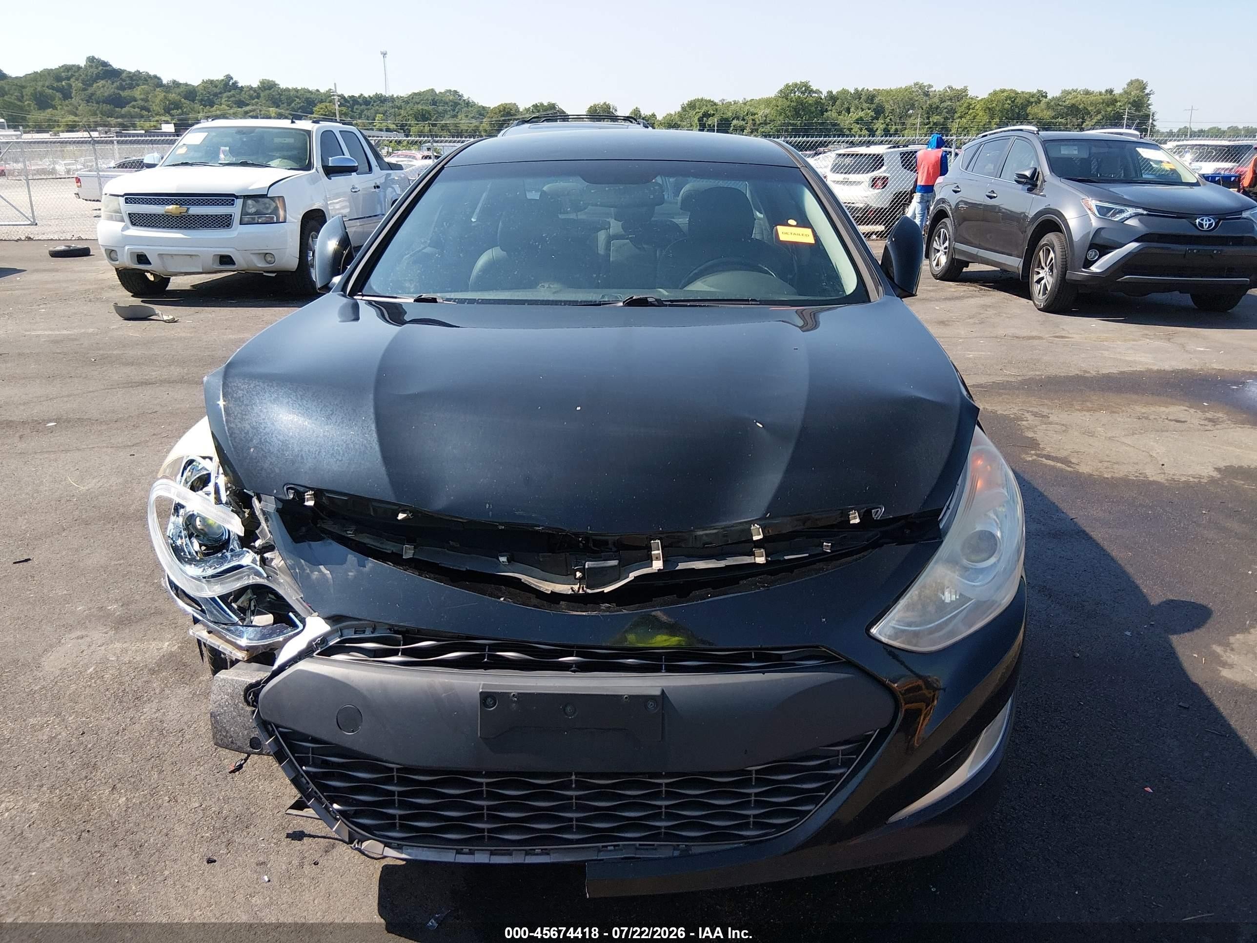 2013 Hyundai Sonata Hybrid Limited Black vin: KMHEC4A45DA090375