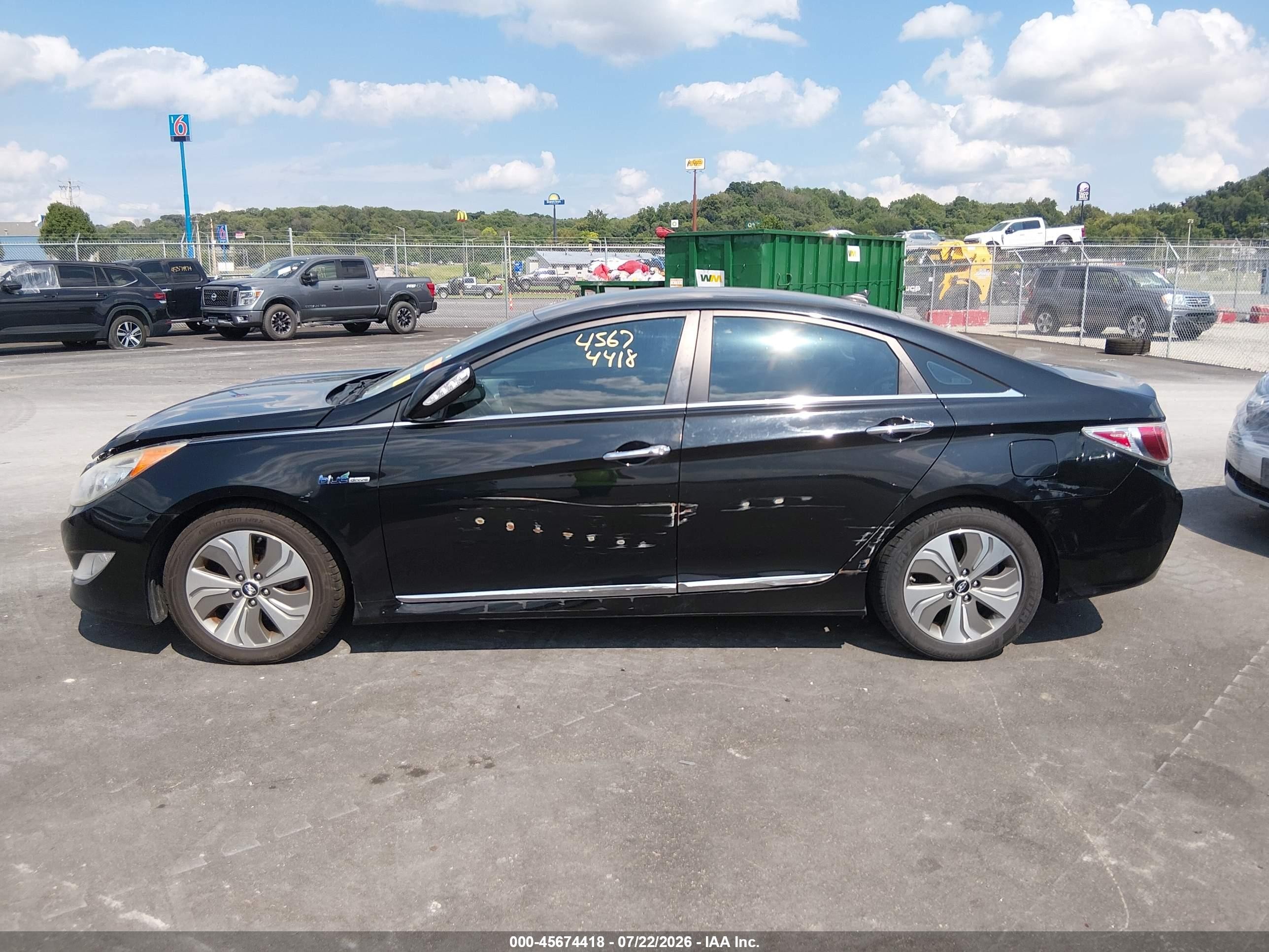 2013 Hyundai Sonata Hybrid Limited Black vin: KMHEC4A45DA090375