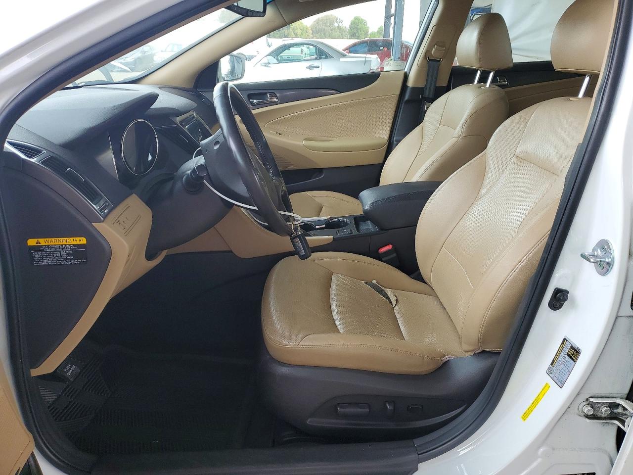 2013 Hyundai Sonata Hybrid White vin: KMHEC4A45DA091980