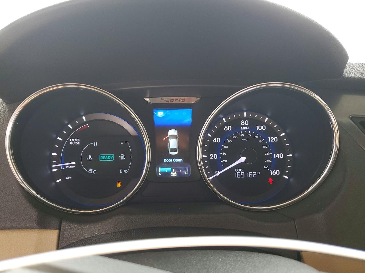 2013 Hyundai Sonata Hybrid White vin: KMHEC4A45DA091980