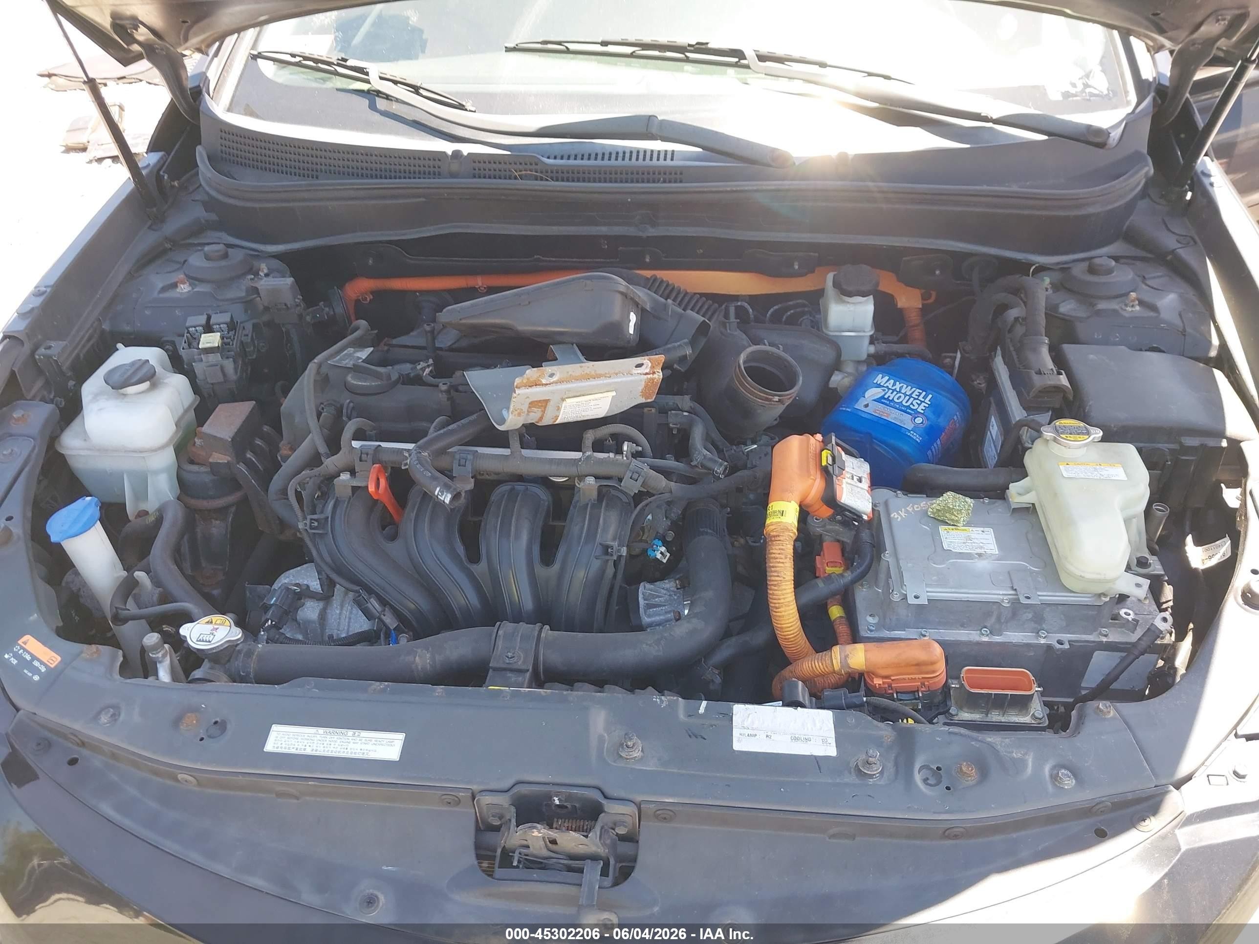 2014 Hyundai Sonata Hybrid Limited Черный vin: KMHEC4A45EA108679