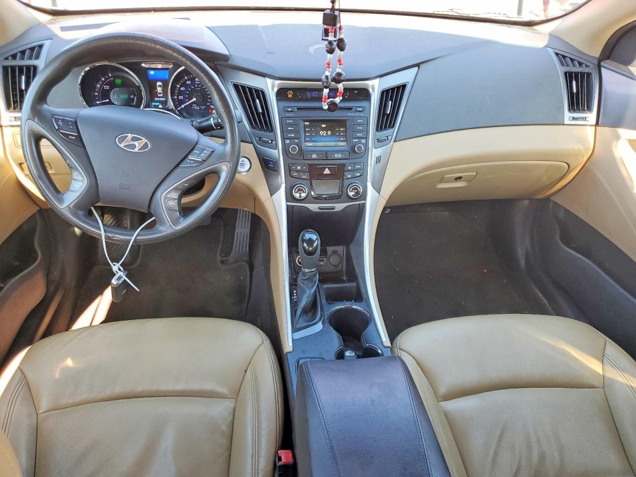 2014 Hyundai Sonata Hybrid Red vin: KMHEC4A45EA108925