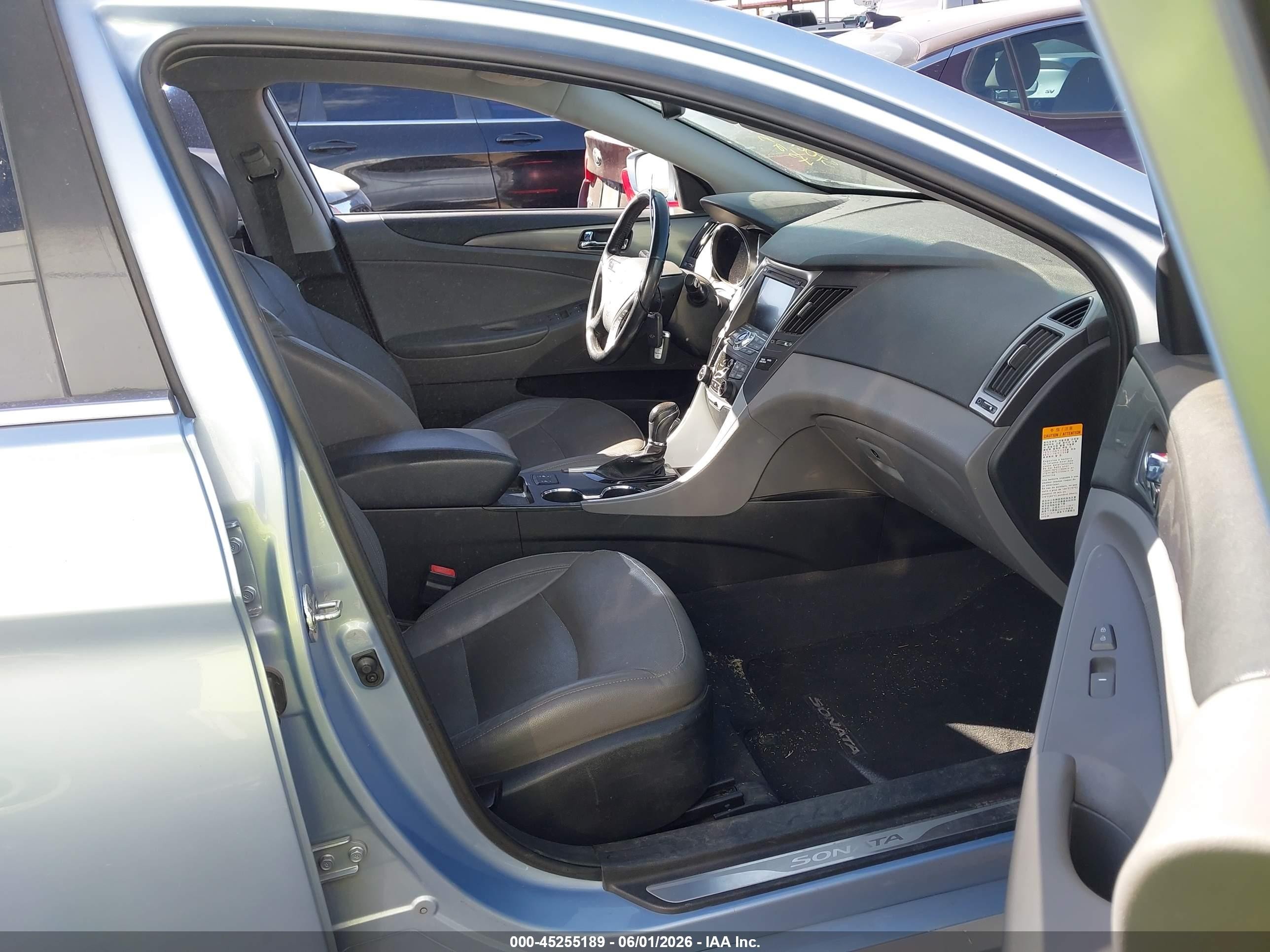 2014 Hyundai Sonata Hybrid Limited Light Blue vin: KMHEC4A45EA111369