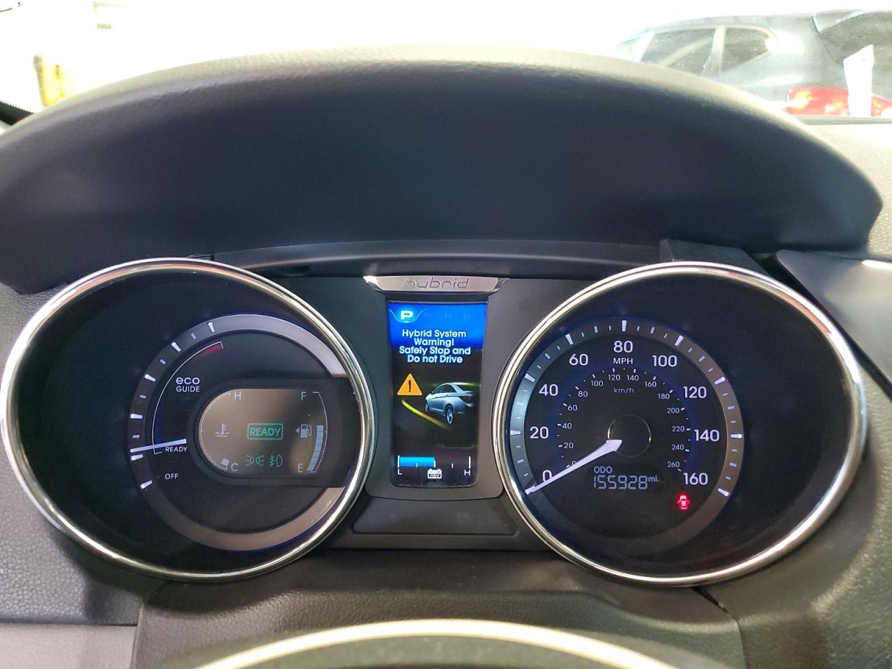2014 Hyundai Sonata Hybrid Синий vin: KMHEC4A45EA113638