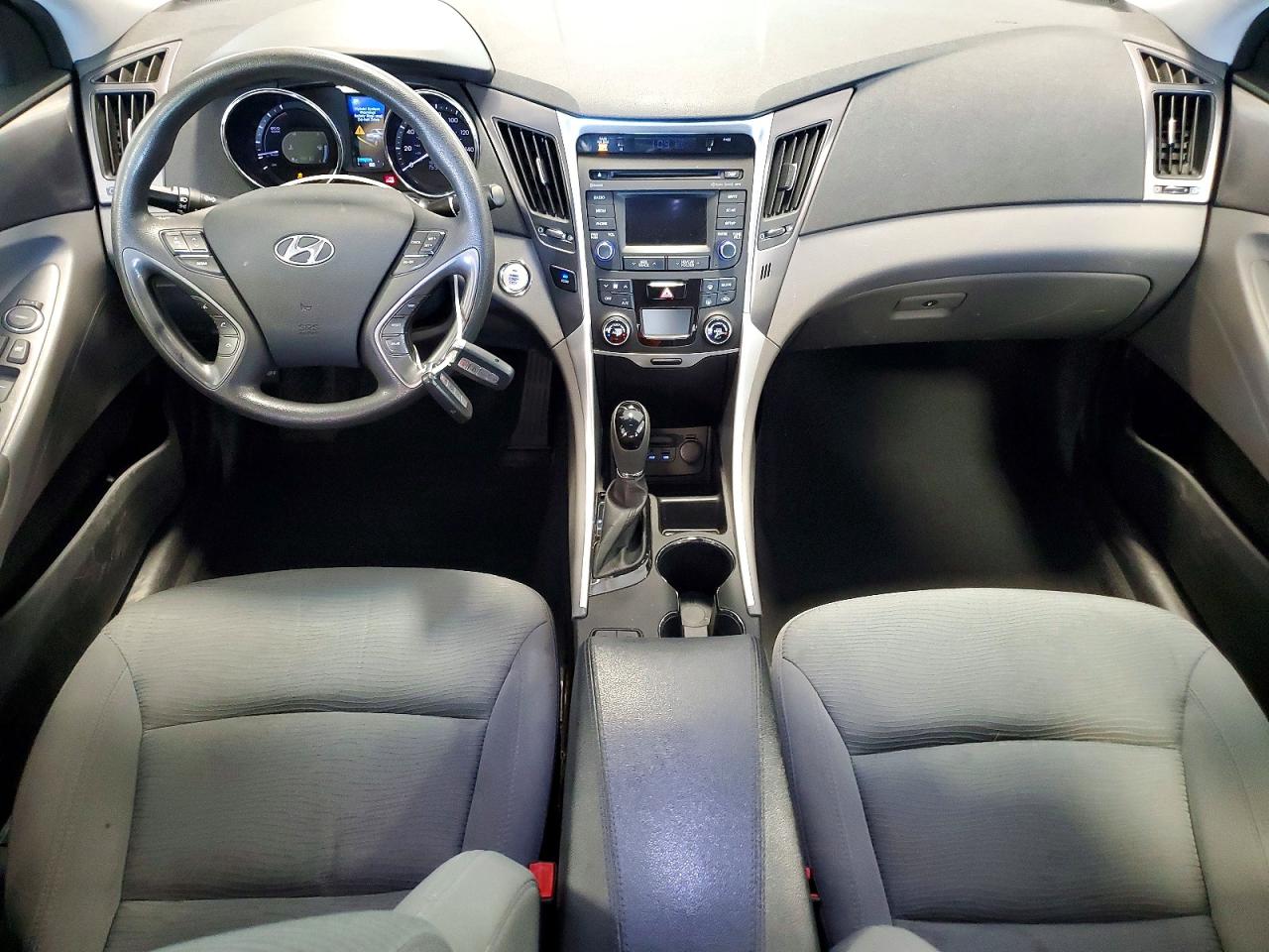 2014 Hyundai Sonata Hybrid Синий vin: KMHEC4A45EA113638