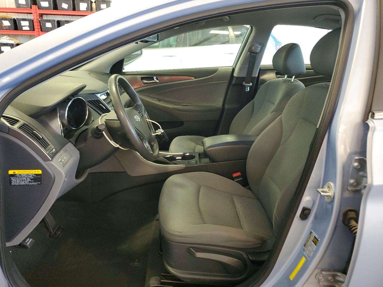 2014 Hyundai Sonata Hybrid Синий vin: KMHEC4A45EA113638