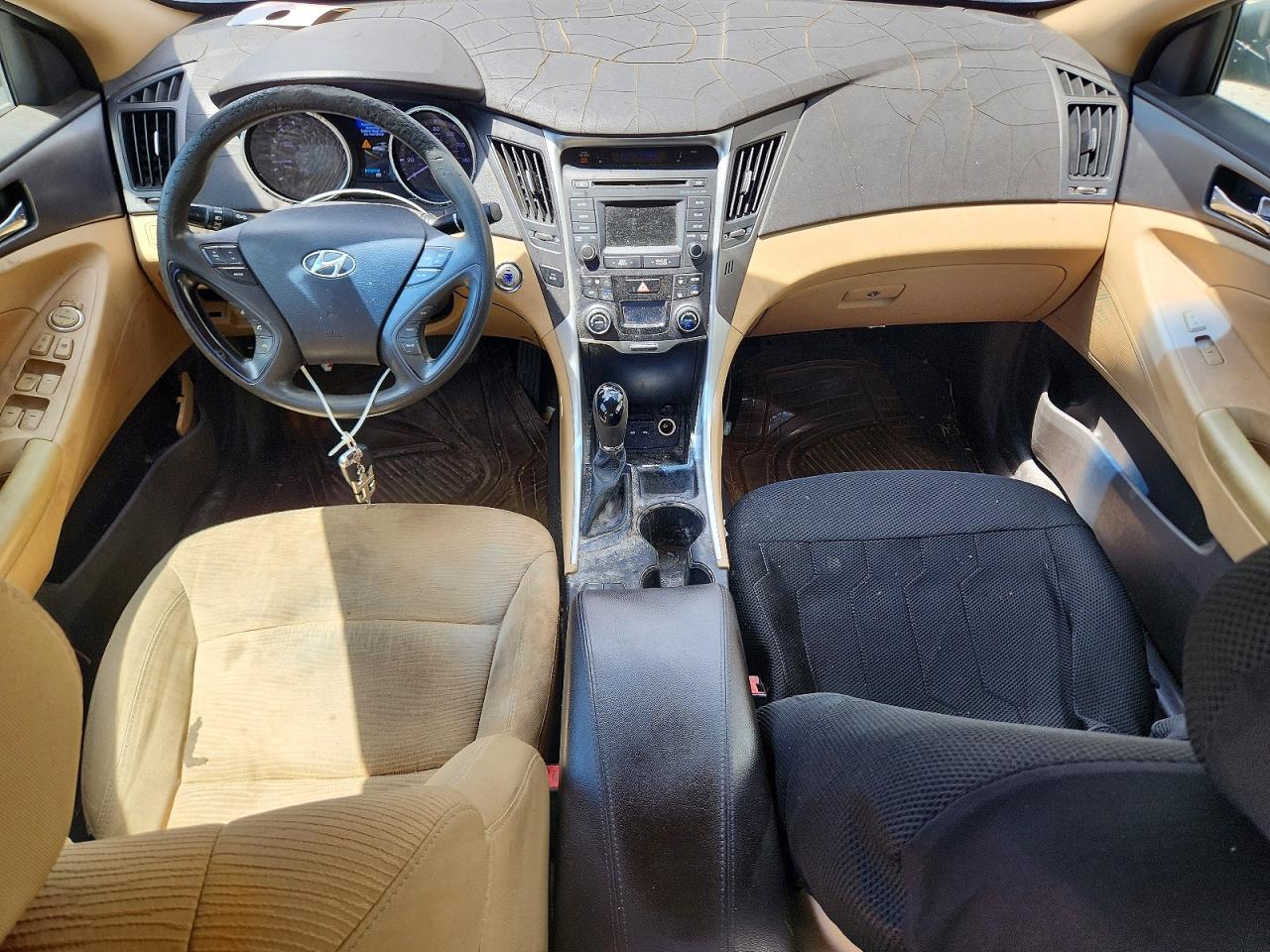 2014 Hyundai Sonata Hybrid Black vin: KMHEC4A45EA115132