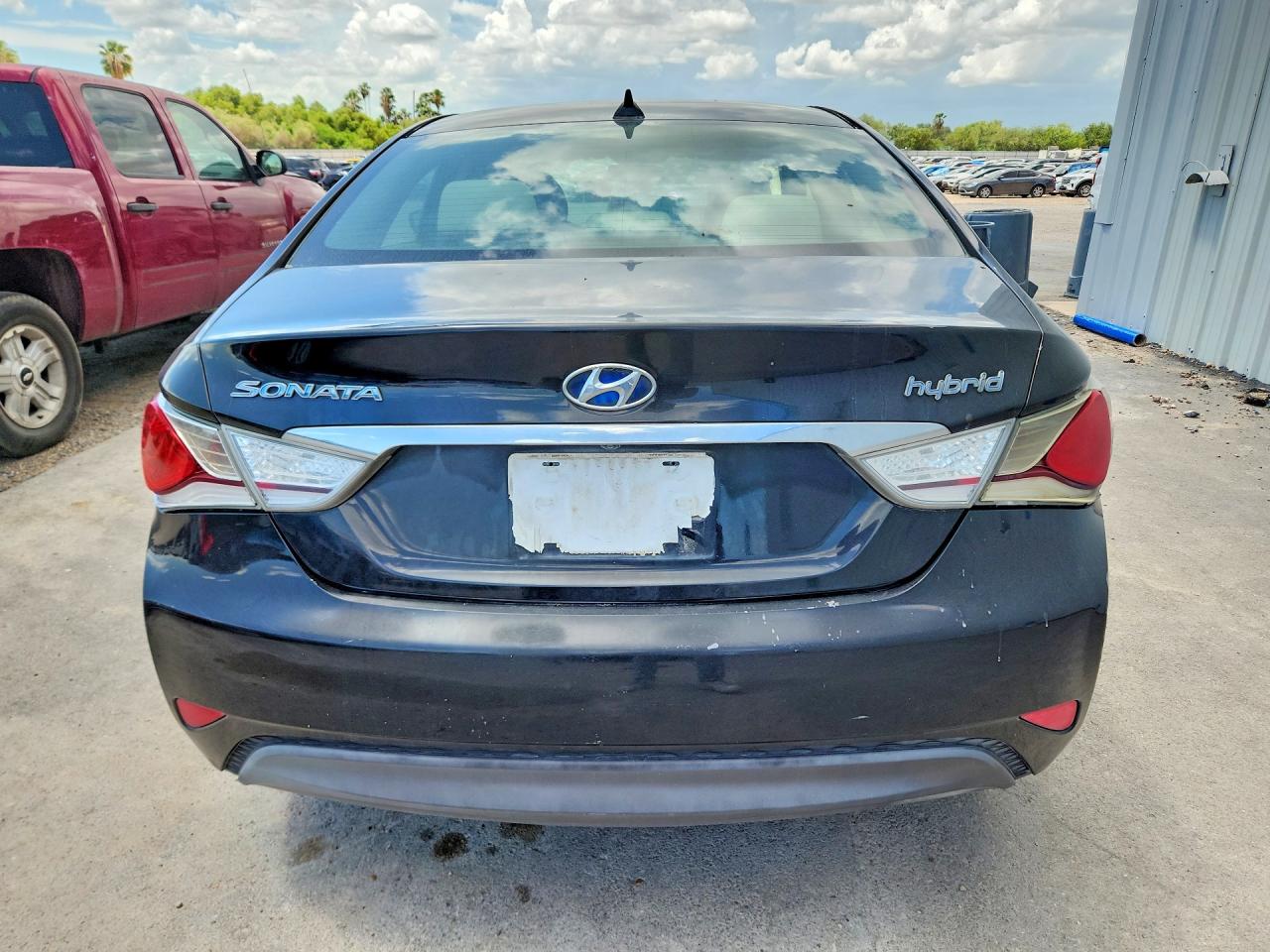2014 Hyundai Sonata Hybrid Black vin: KMHEC4A45EA115132