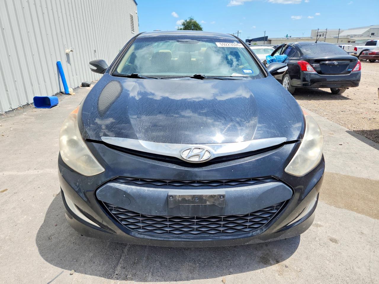 2014 Hyundai Sonata Hybrid Black vin: KMHEC4A45EA115132