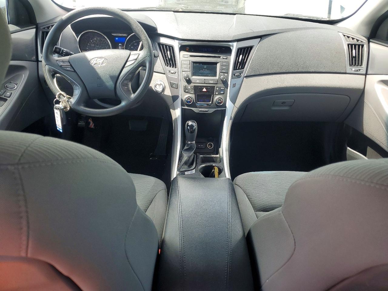 2014 Hyundai Sonata Hybrid Blue vin: KMHEC4A45EA116782