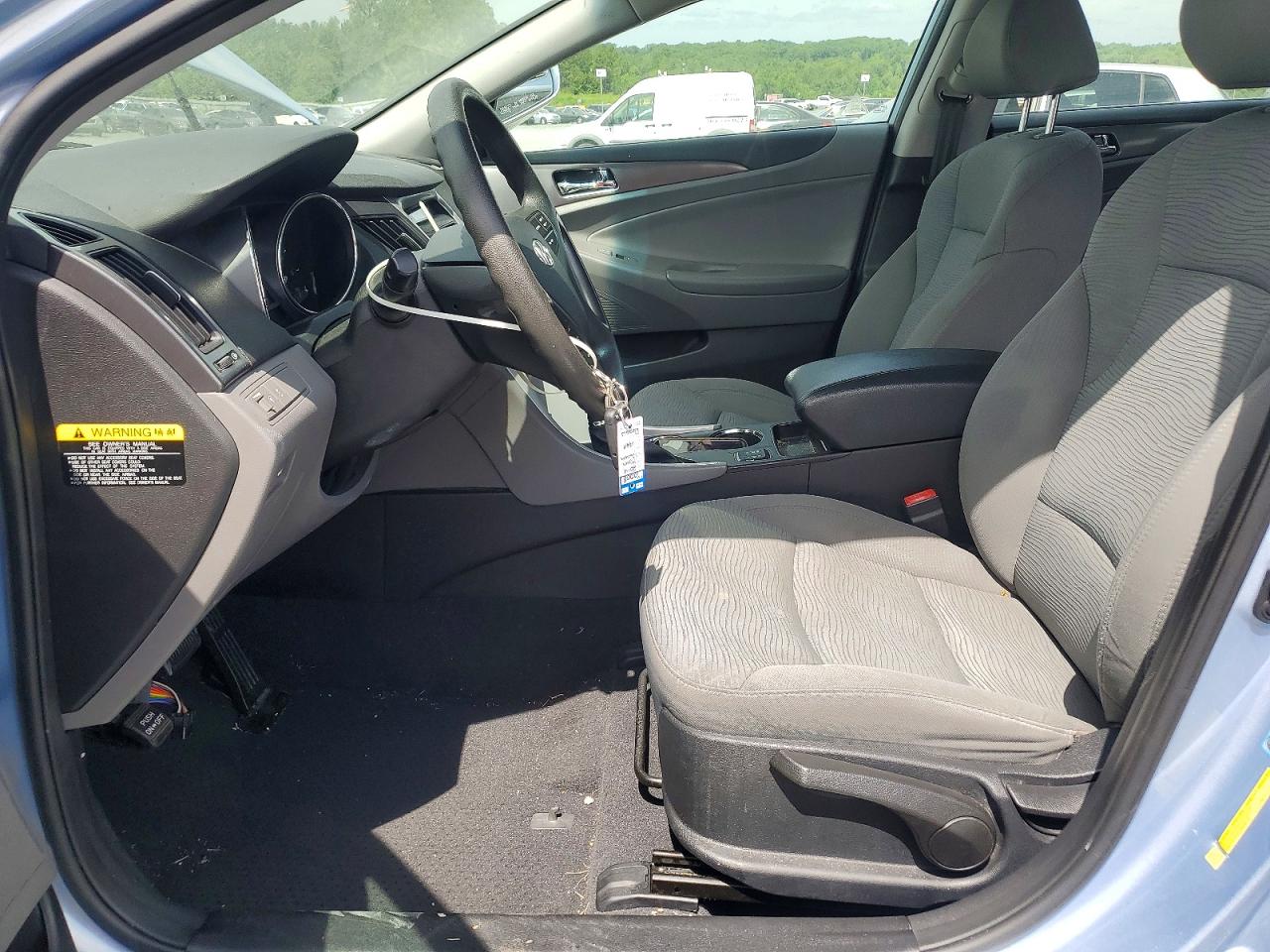 2014 Hyundai Sonata Hybrid Blue vin: KMHEC4A45EA116782