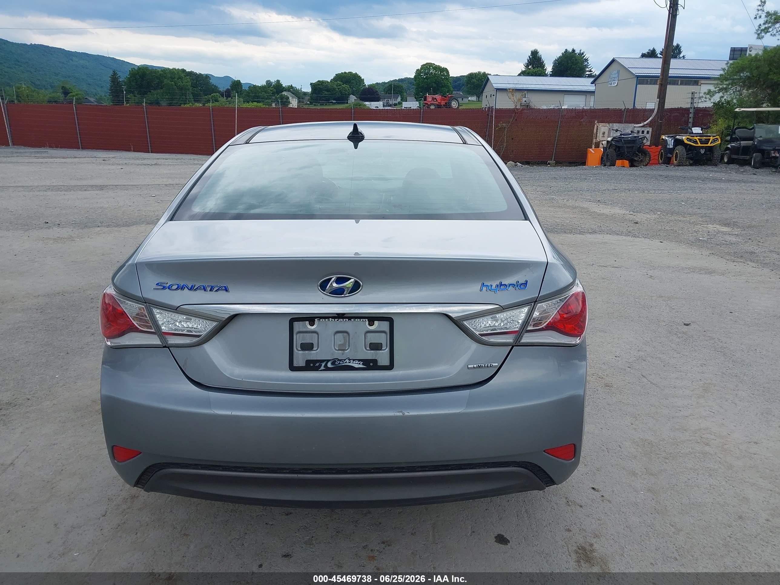 2015 Hyundai Sonata Hybrid Limited Silver vin: KMHEC4A45FA119067