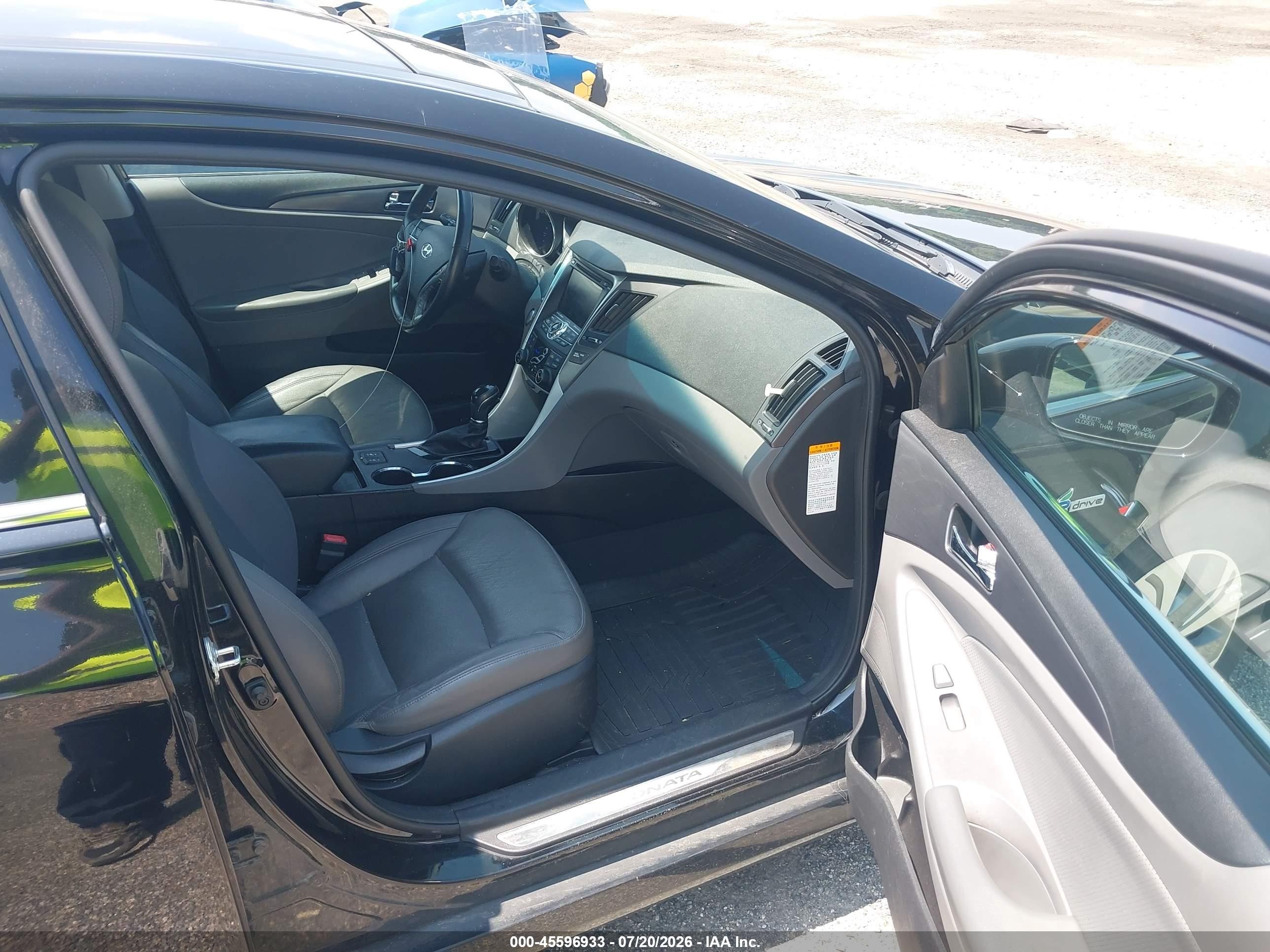 2015 Hyundai Sonata Hybrid Limited Black vin: KMHEC4A45FA128030
