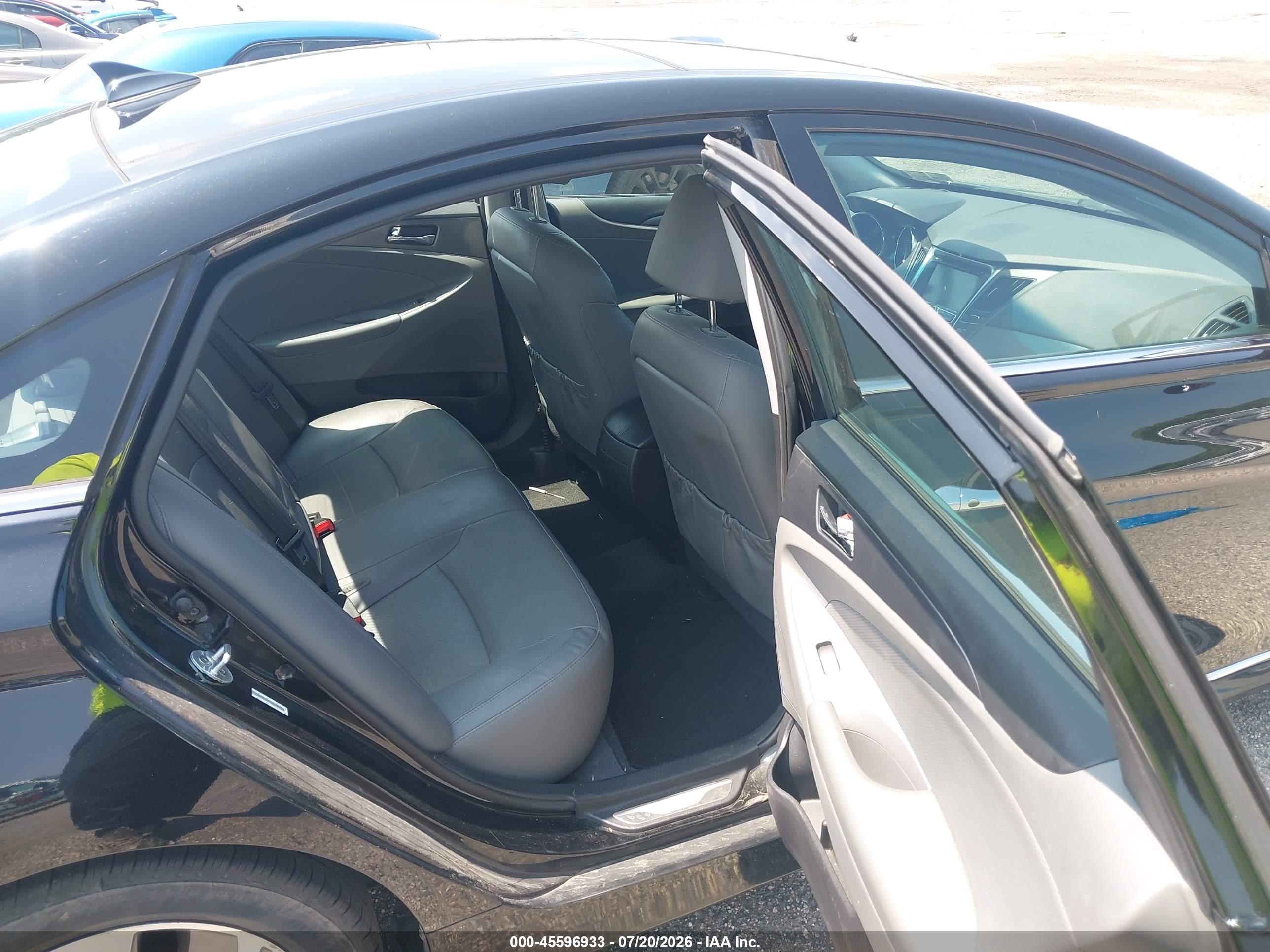 2015 Hyundai Sonata Hybrid Limited Black vin: KMHEC4A45FA128030