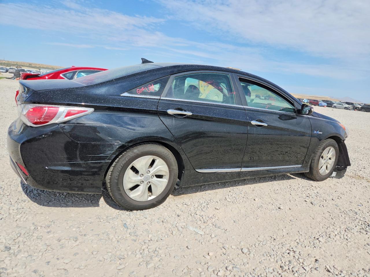 2015 Hyundai Sonata Hybrid Base Black vin: KMHEC4A45FA134488