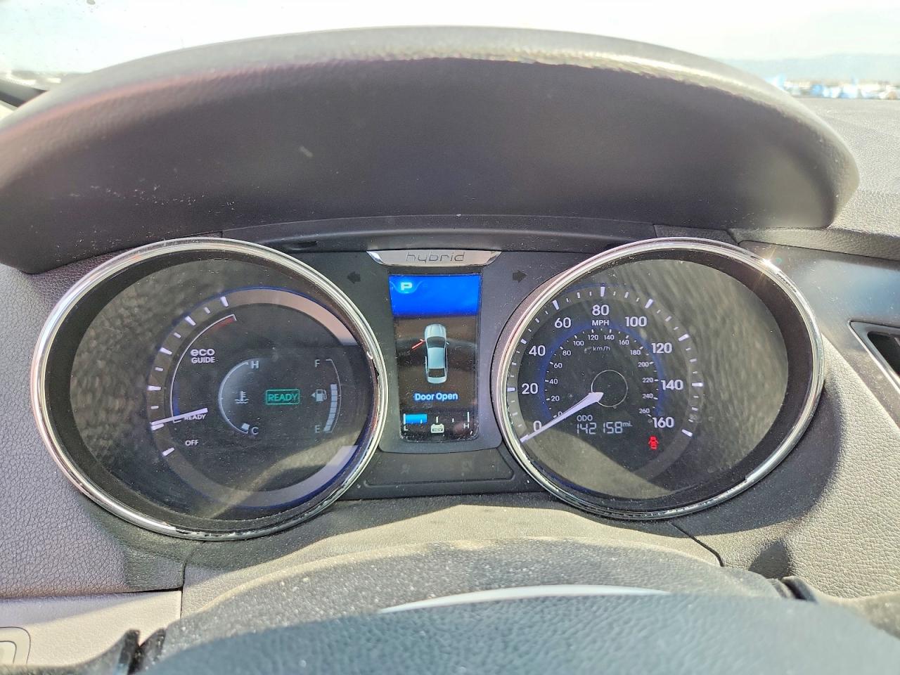 2015 Hyundai Sonata Hybrid Base Black vin: KMHEC4A45FA134488