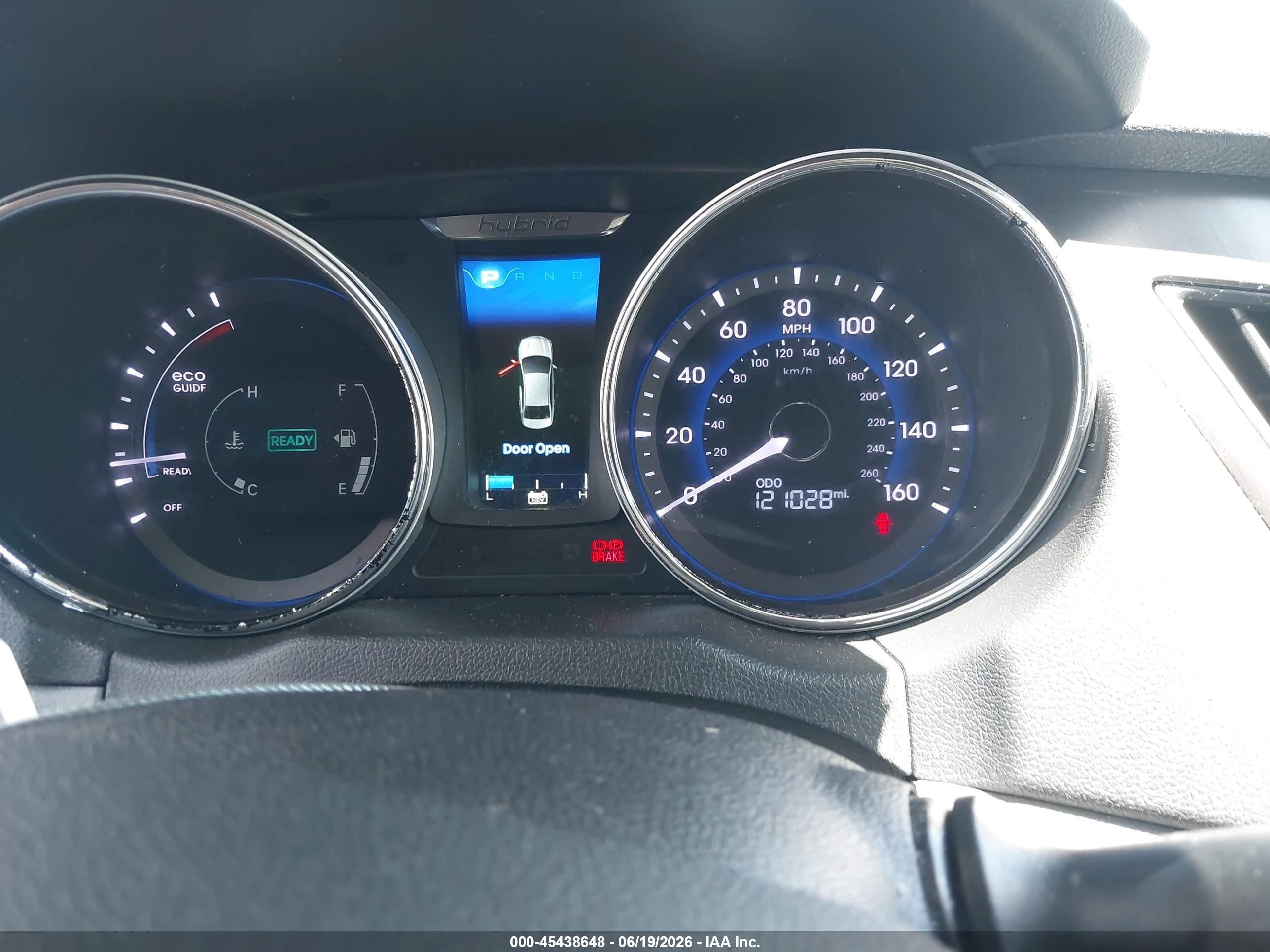 2015 Hyundai Sonata Hybrid   Gray vin: KMHEC4A45FA138671