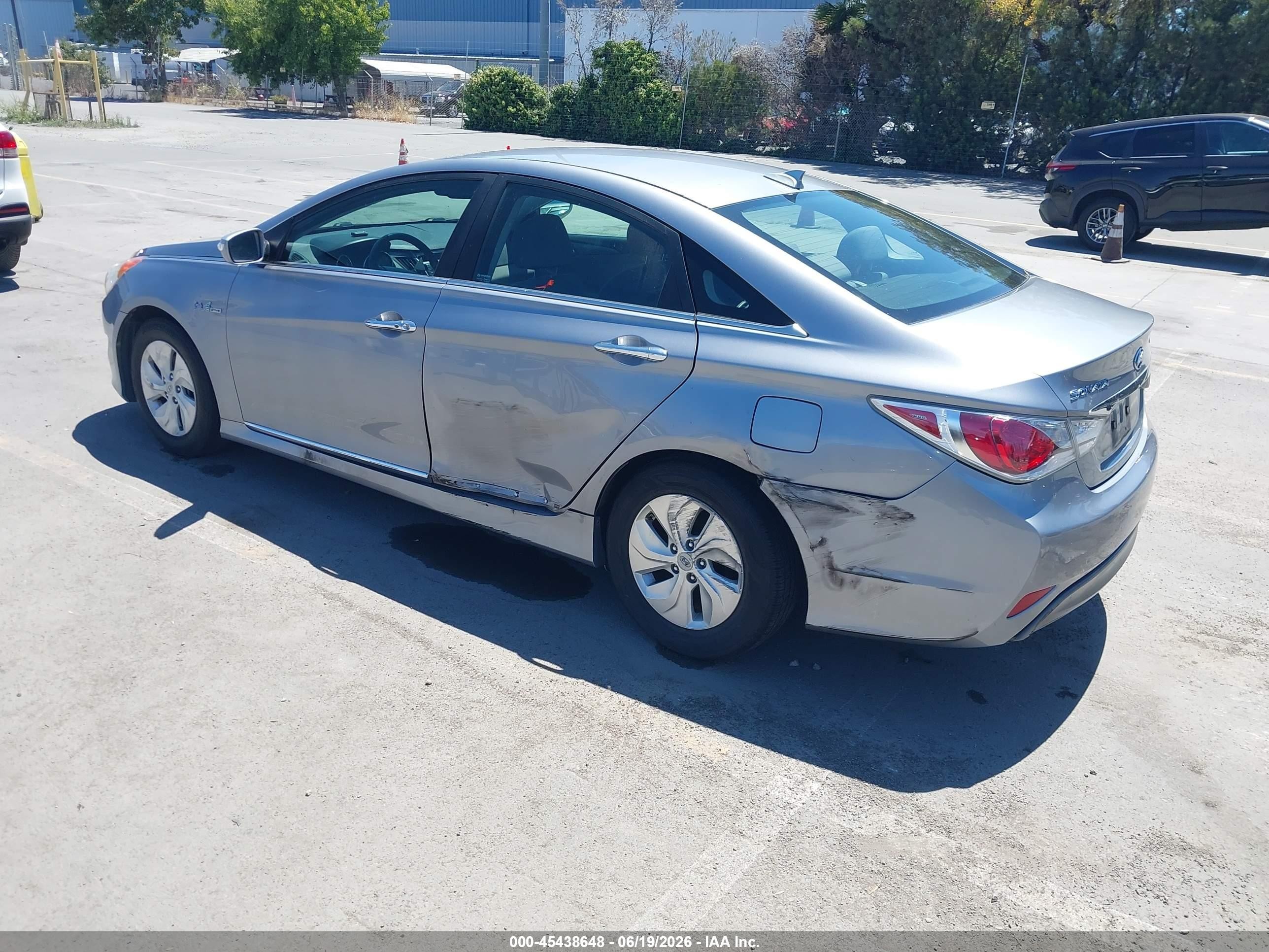 2015 Hyundai Sonata Hybrid   Gray vin: KMHEC4A45FA138671