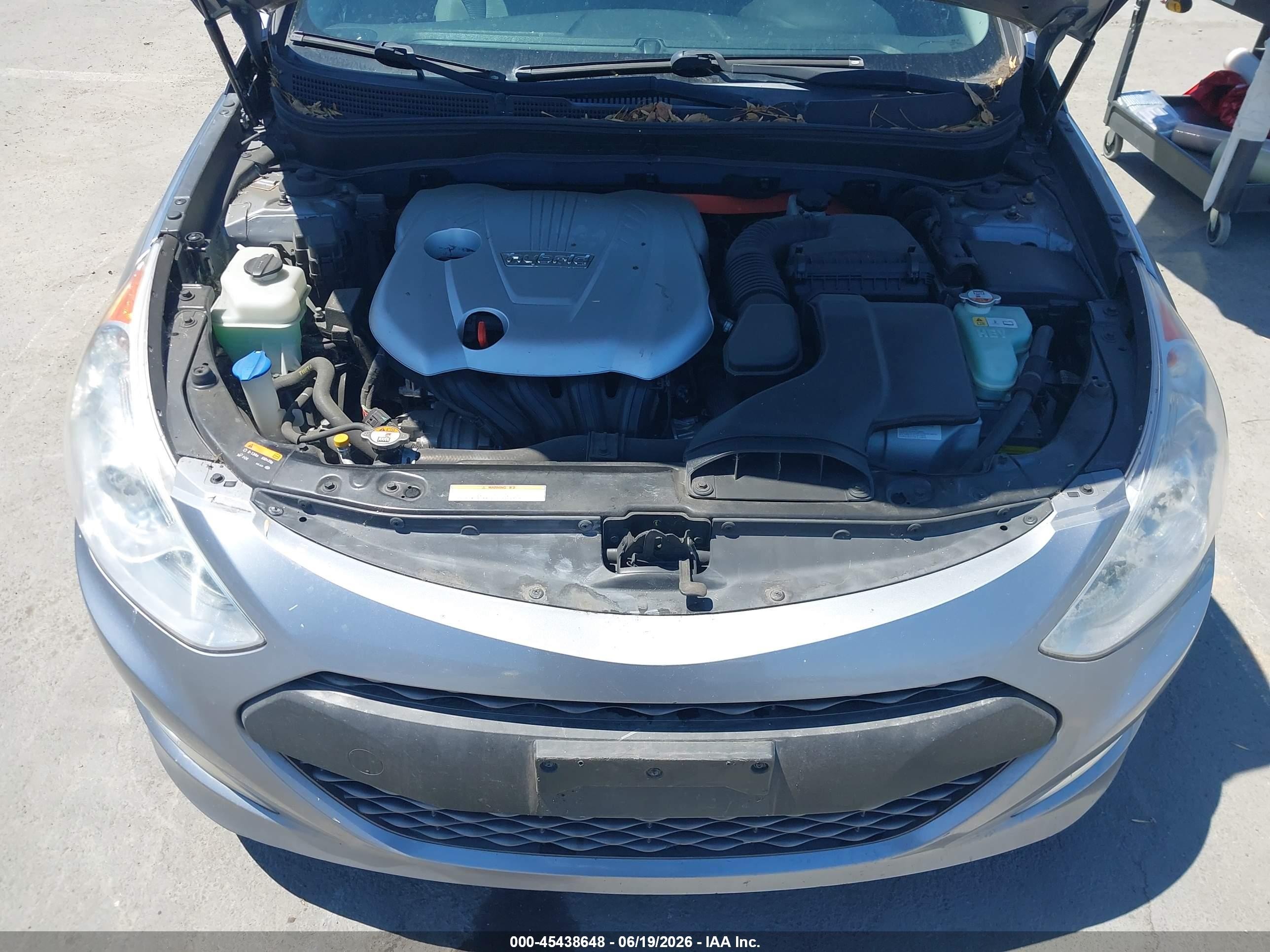 2015 Hyundai Sonata Hybrid   Gray vin: KMHEC4A45FA138671