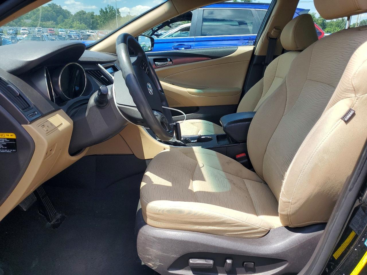 2011 Hyundai Sonata Hybrid Black vin: KMHEC4A46BA003015