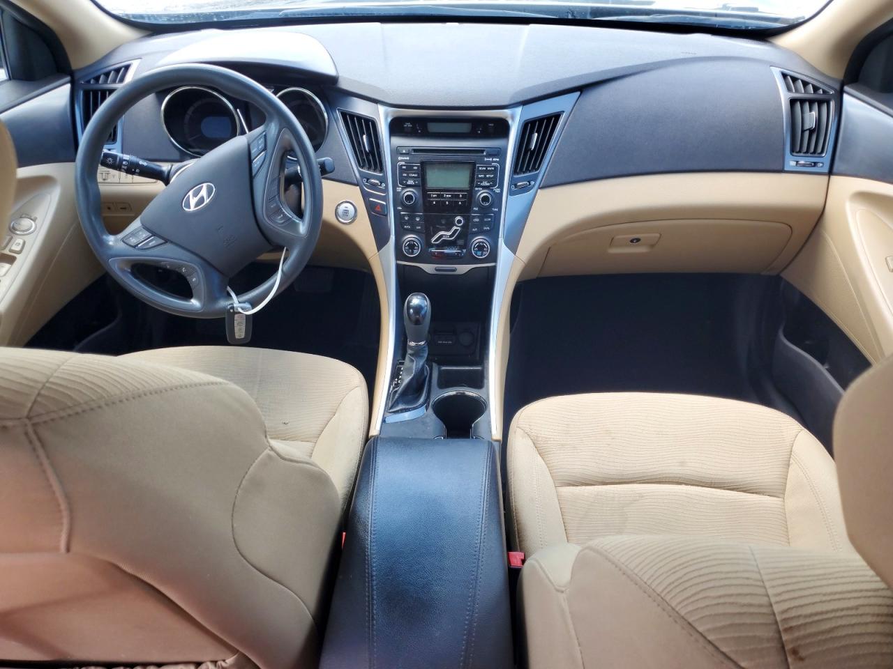 2011 Hyundai Sonata Hybrid Black vin: KMHEC4A46BA003015