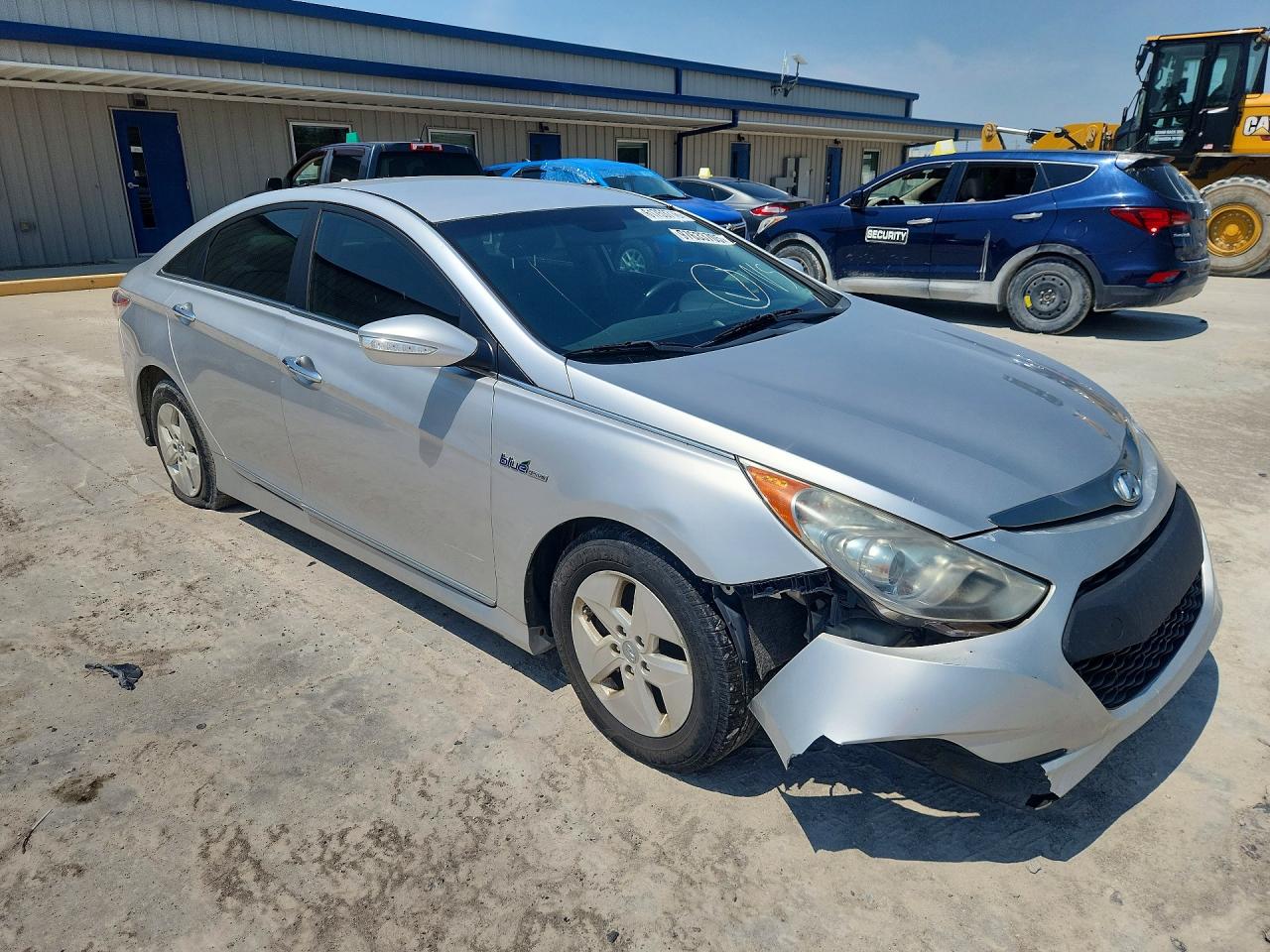 2011 Hyundai Sonata Hybrid Silver vin: KMHEC4A46BA004567