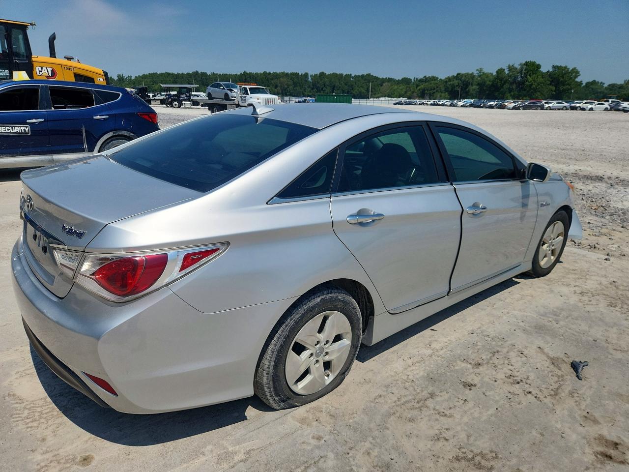 2011 Hyundai Sonata Hybrid Silver vin: KMHEC4A46BA004567