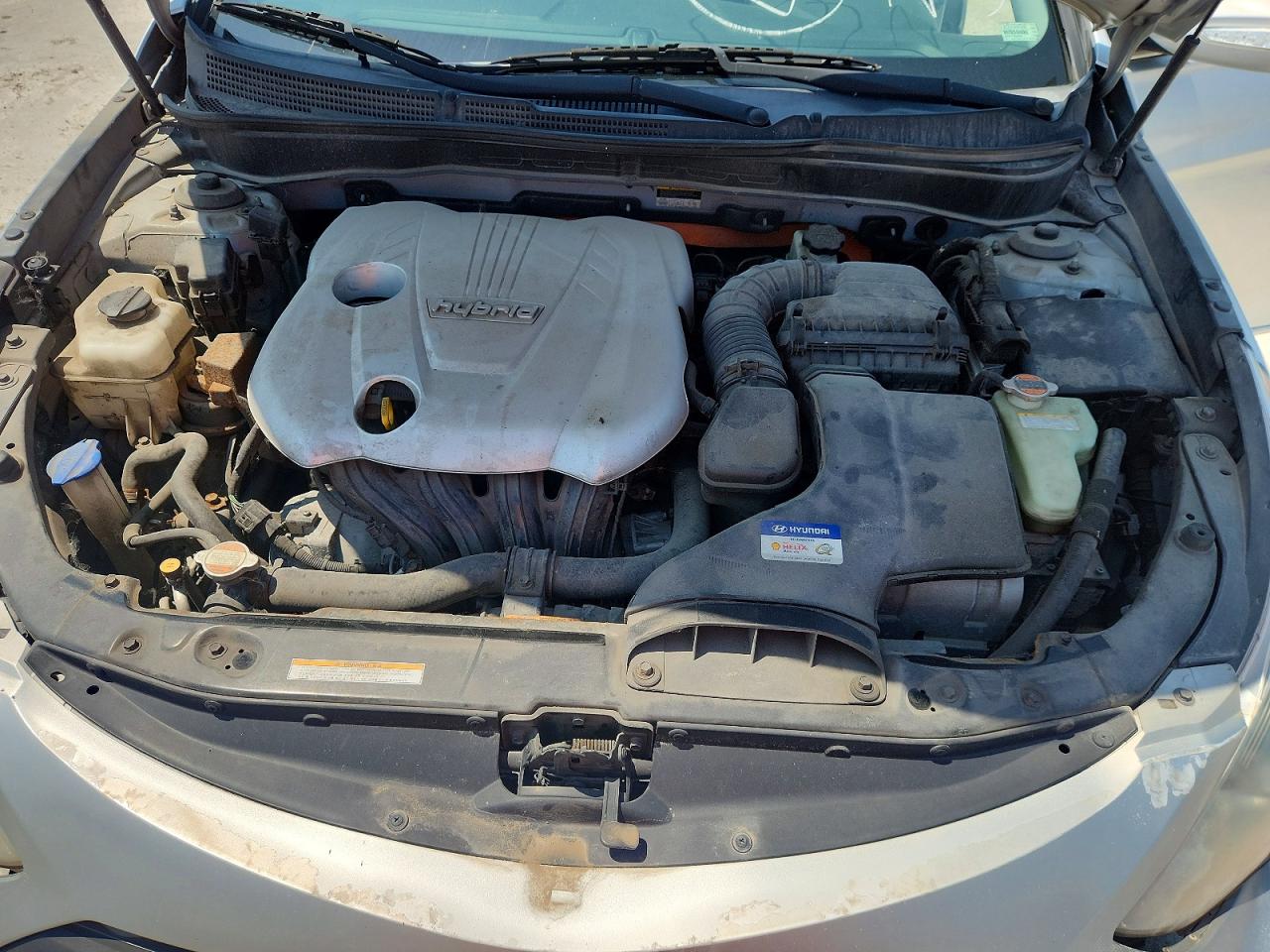 2011 Hyundai Sonata Hybrid Silver vin: KMHEC4A46BA004567