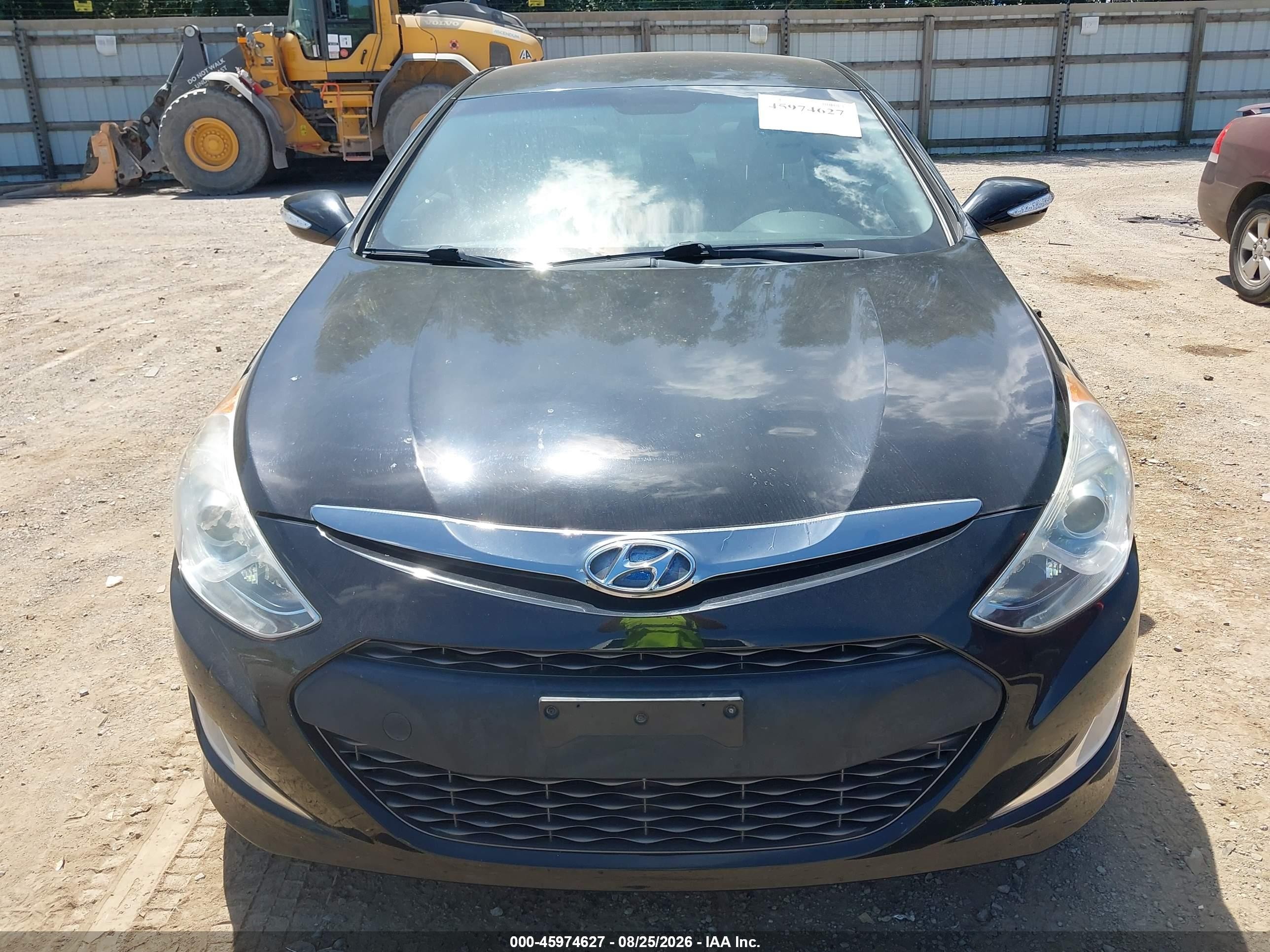 2011 Hyundai Sonata Hybrid   Black vin: KMHEC4A46BA007260