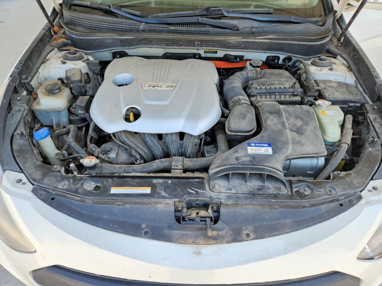 2011 Hyundai Sonata Hybrid Белый vin: KMHEC4A46BA008120