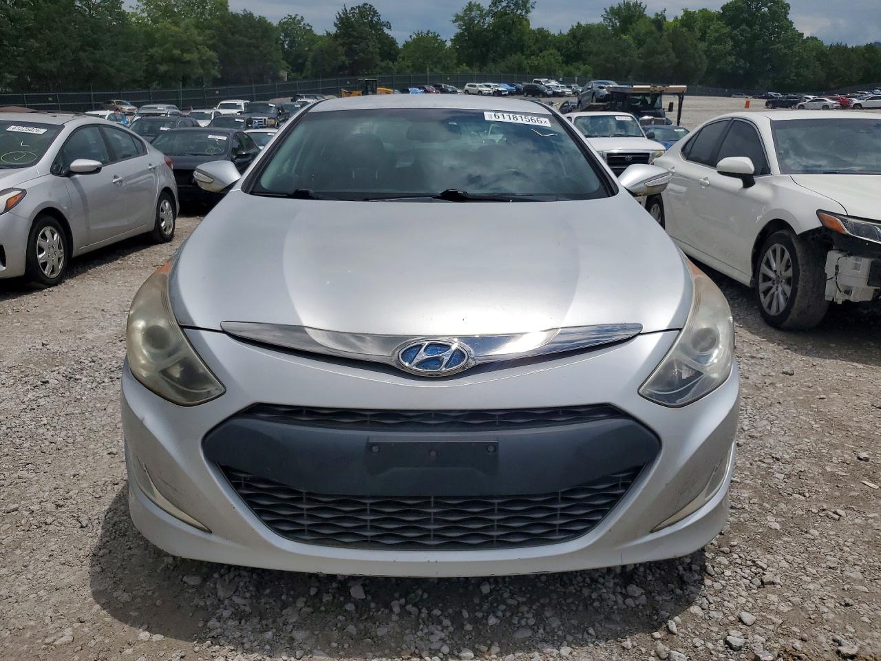 2012 Hyundai Sonata Hybrid Gray vin: KMHEC4A46CA024335