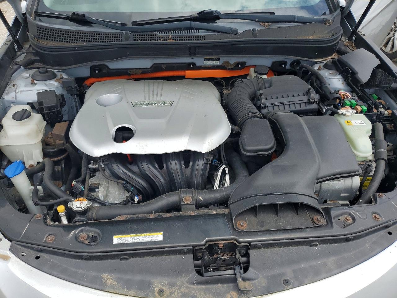 2012 Hyundai Sonata Hybrid Gray vin: KMHEC4A46CA024335
