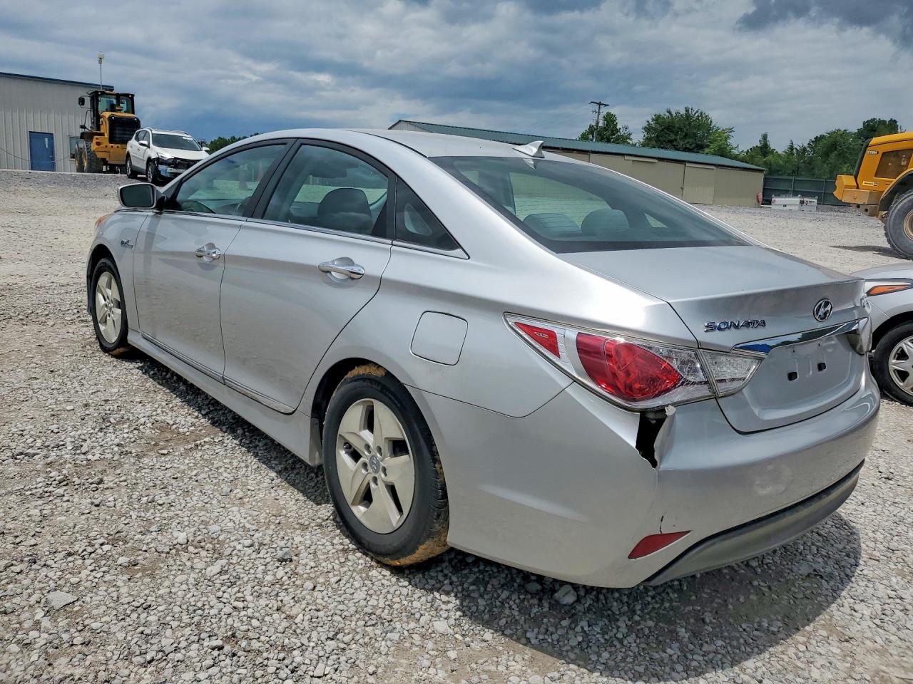 2012 Hyundai Sonata Hybrid Gray vin: KMHEC4A46CA024335