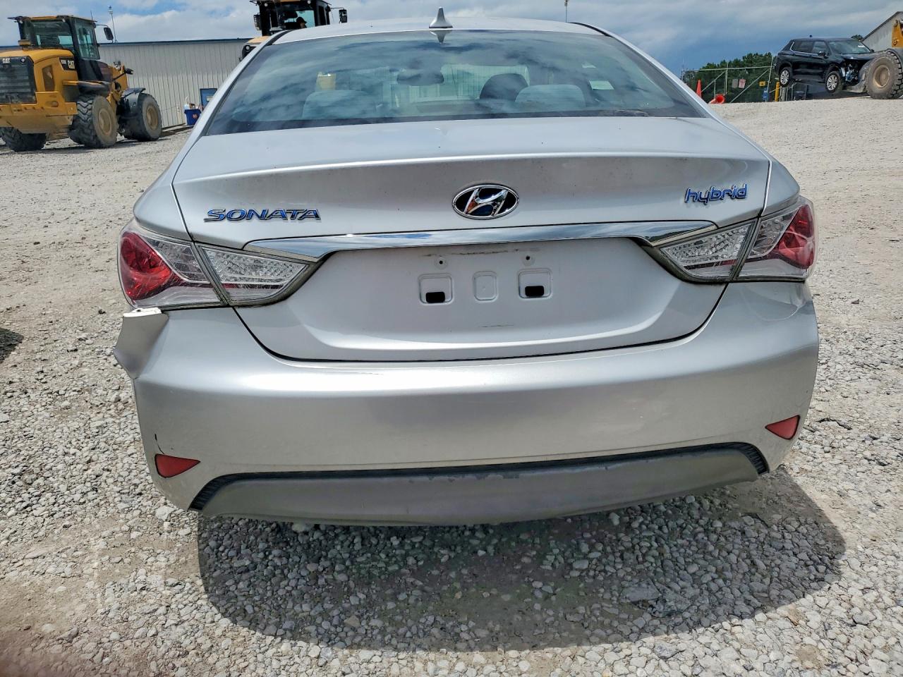 2012 Hyundai Sonata Hybrid Gray vin: KMHEC4A46CA024335
