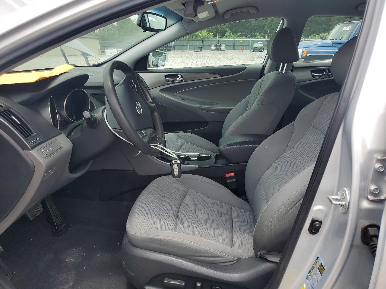 2012 Hyundai Sonata Hybrid Gray vin: KMHEC4A46CA024335
